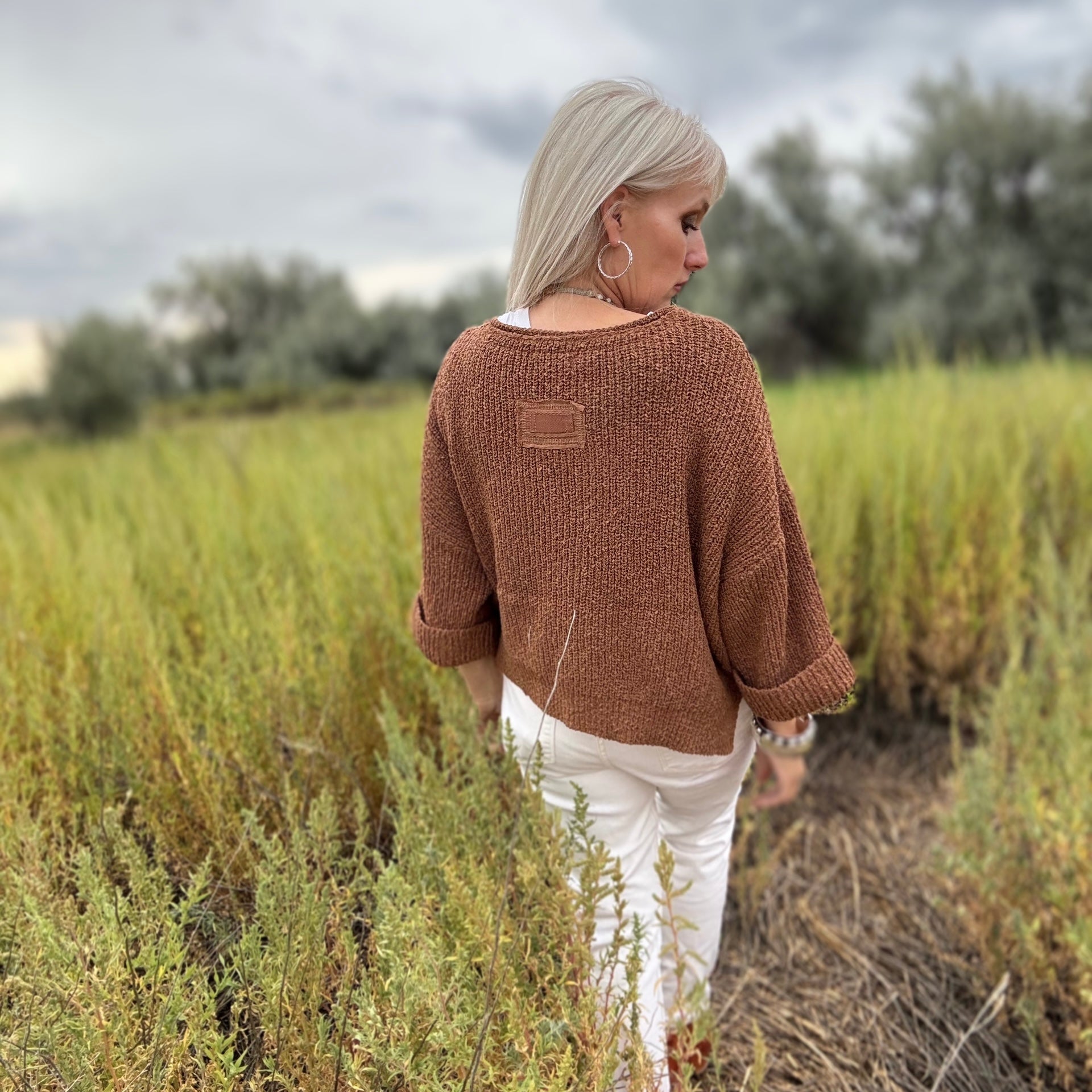 Como Knit Sweater (Rust)