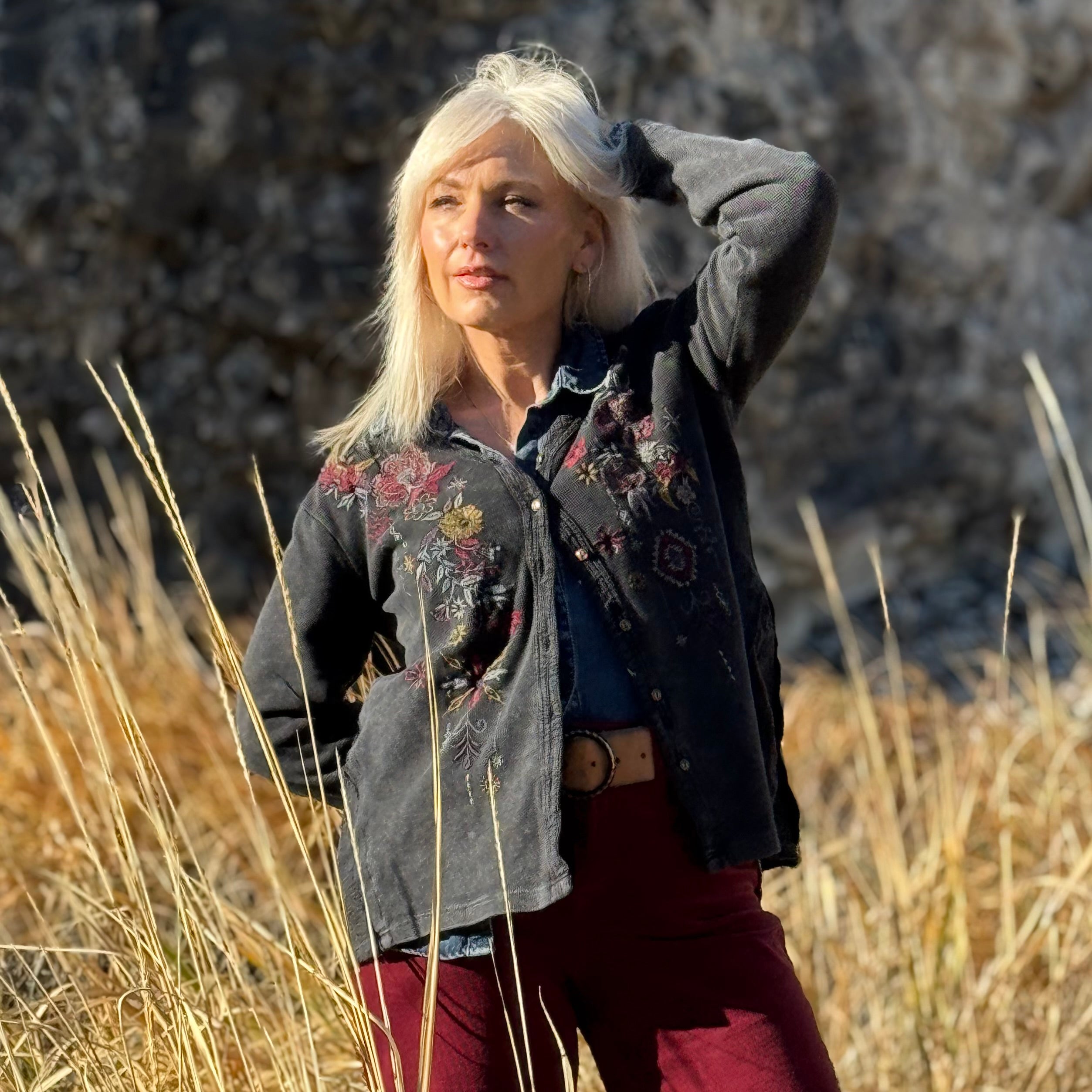 Canyon Petal Button-Up