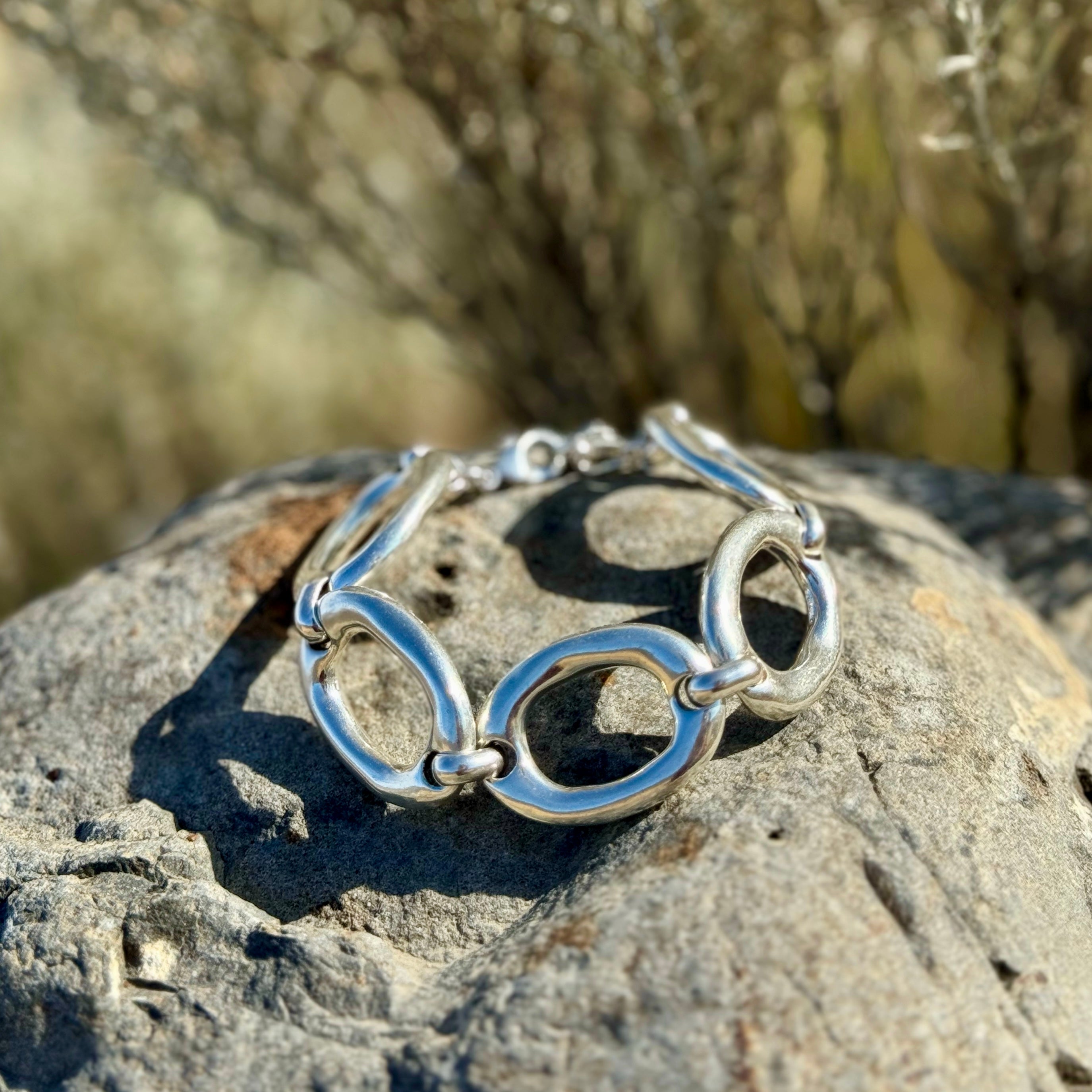 Uno de 50 Sterling Silver Link Bracelet