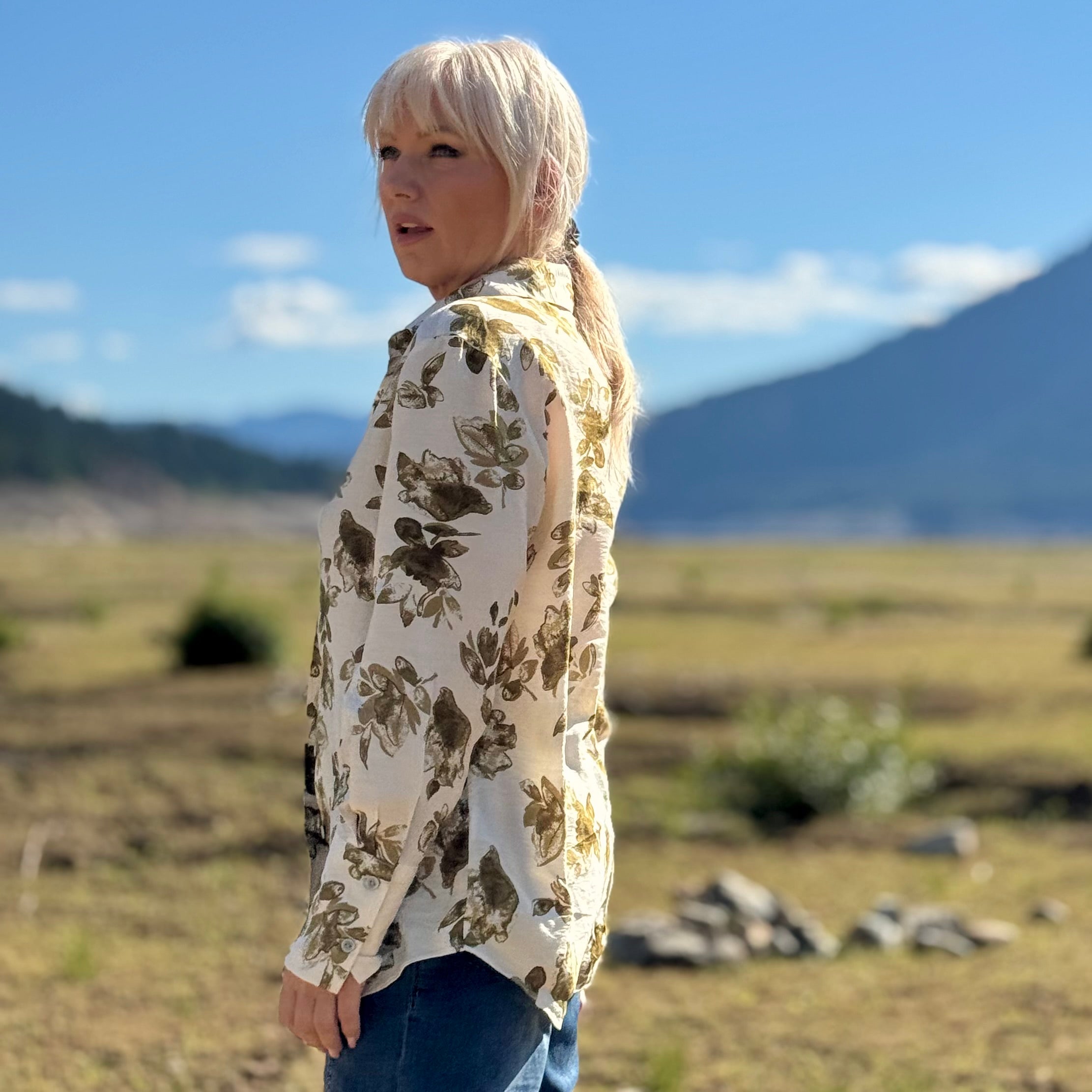 Meadow Bloom Button-Down