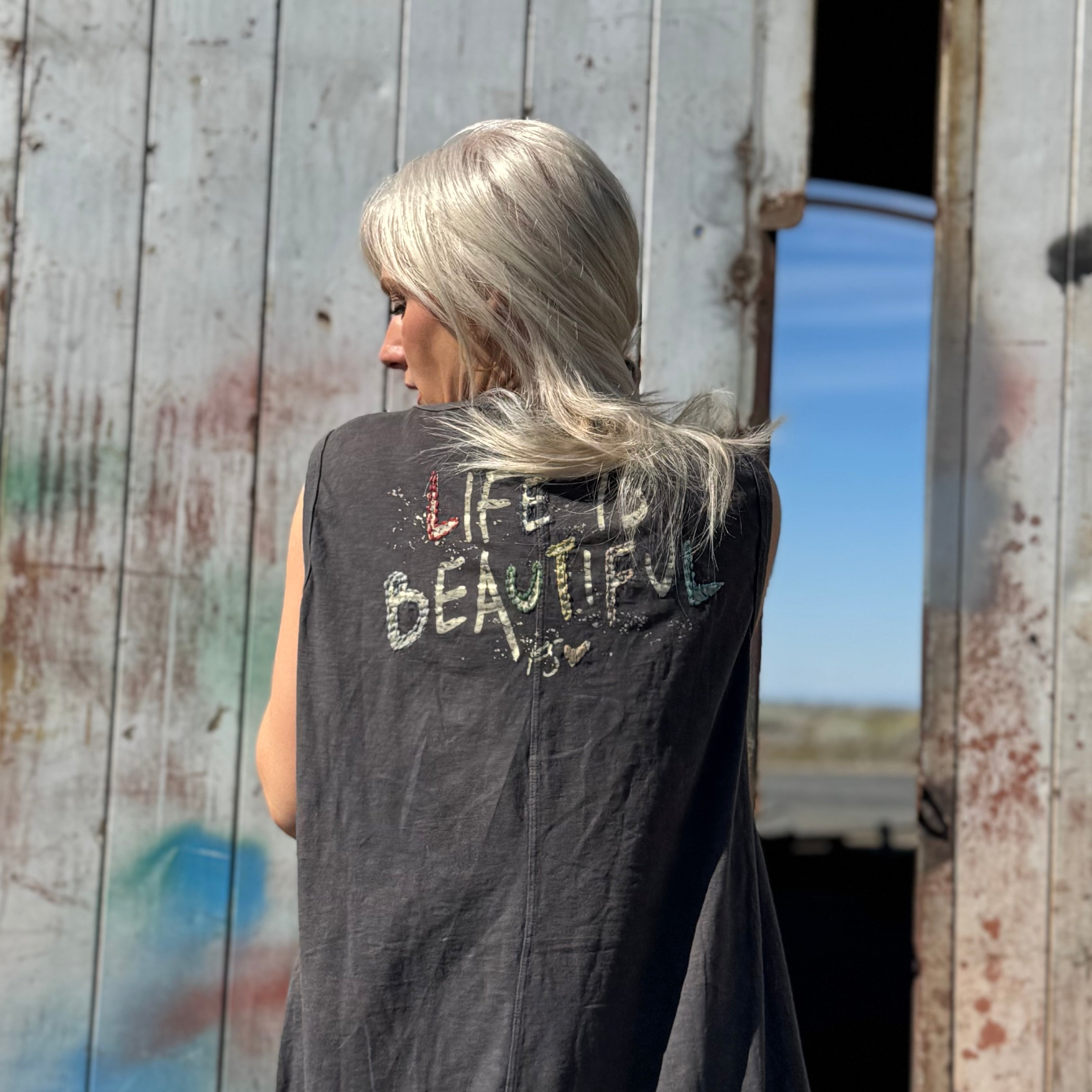 Midnight Muse Butterfly Tunic Dress