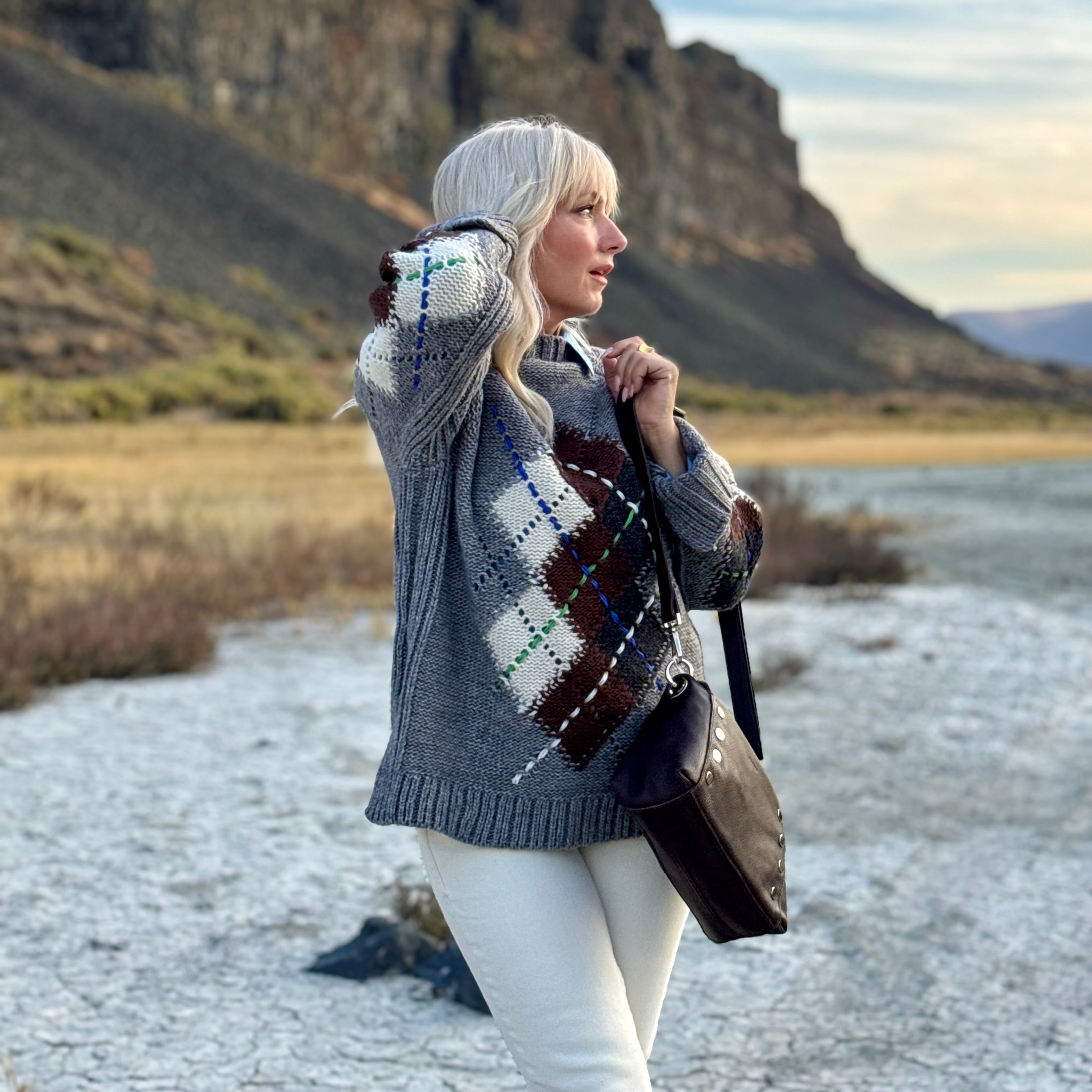 Meadowcroft Argyle Sweater