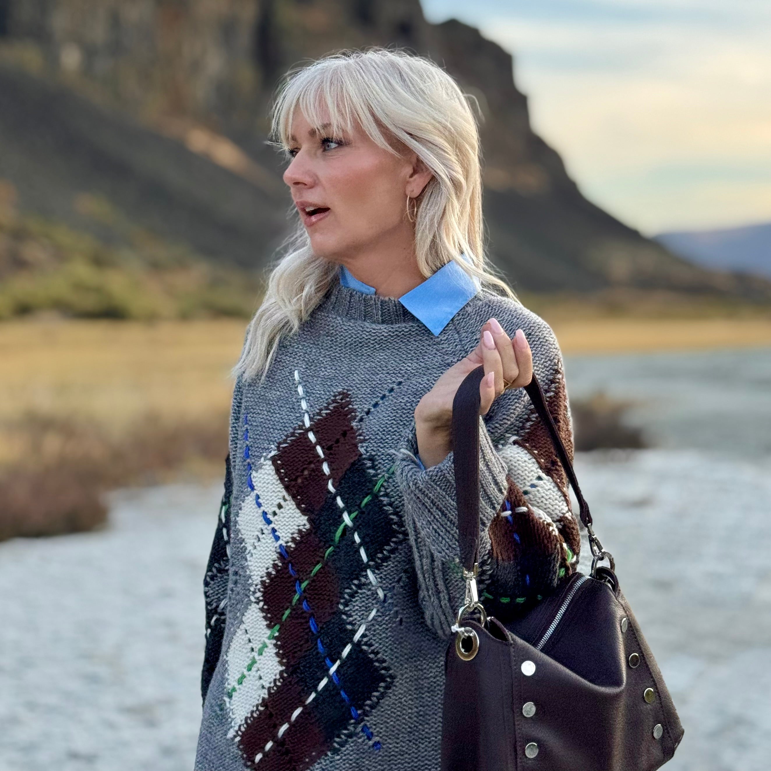 Meadowcroft Argyle Sweater