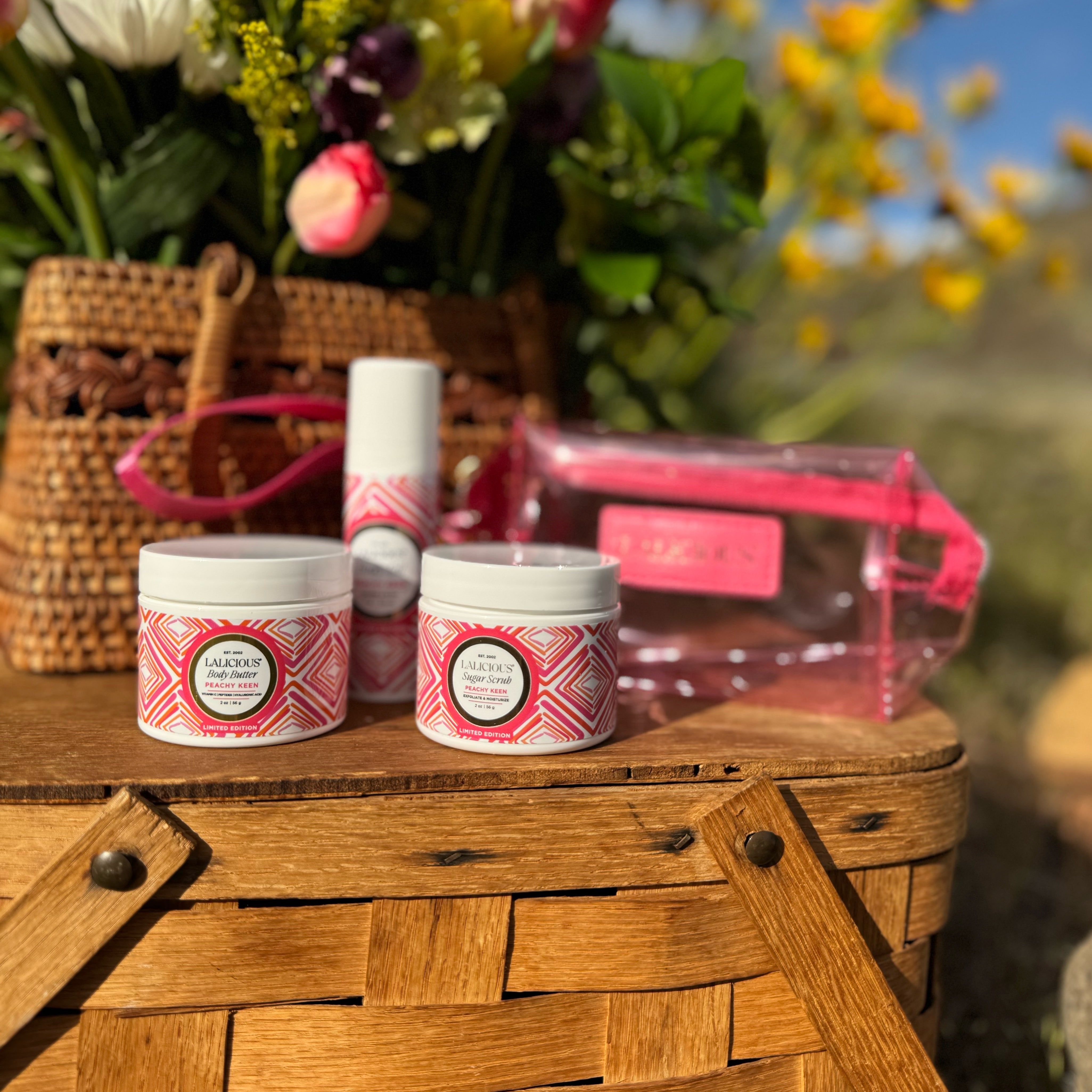 Lalicious Peachy Keen Travel Set
