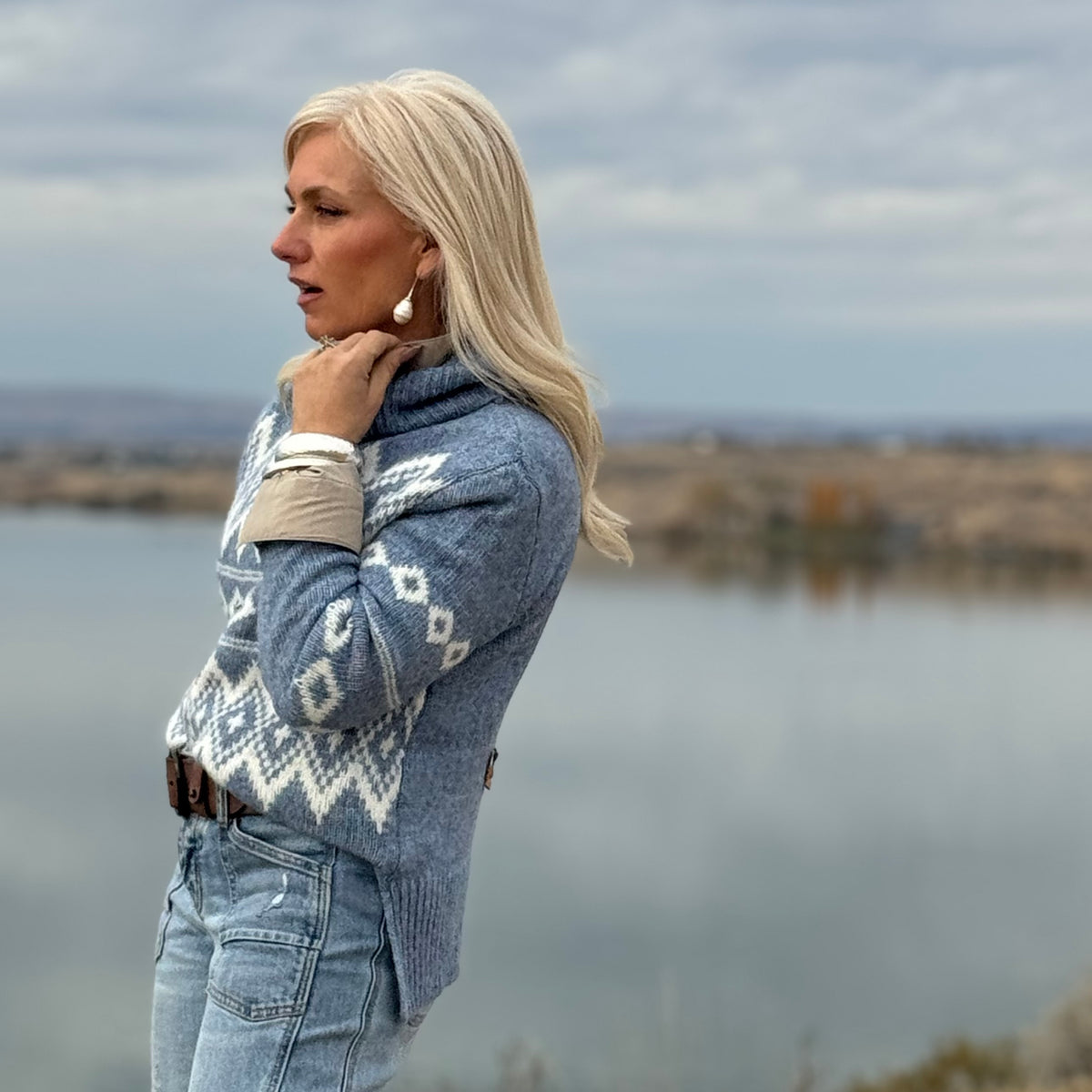 ESTHER JACQUARD SWEATER
