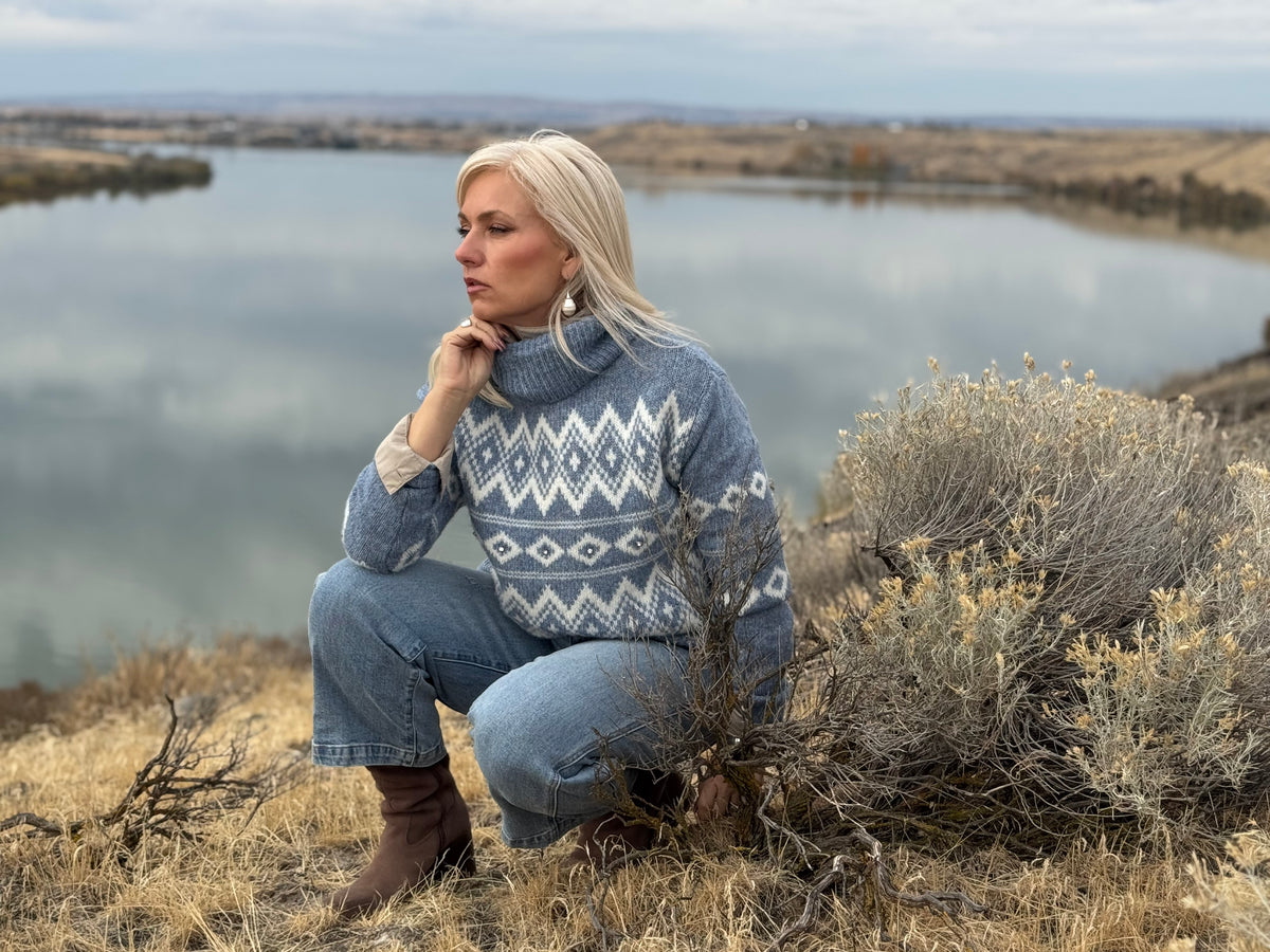 ESTHER JACQUARD SWEATER