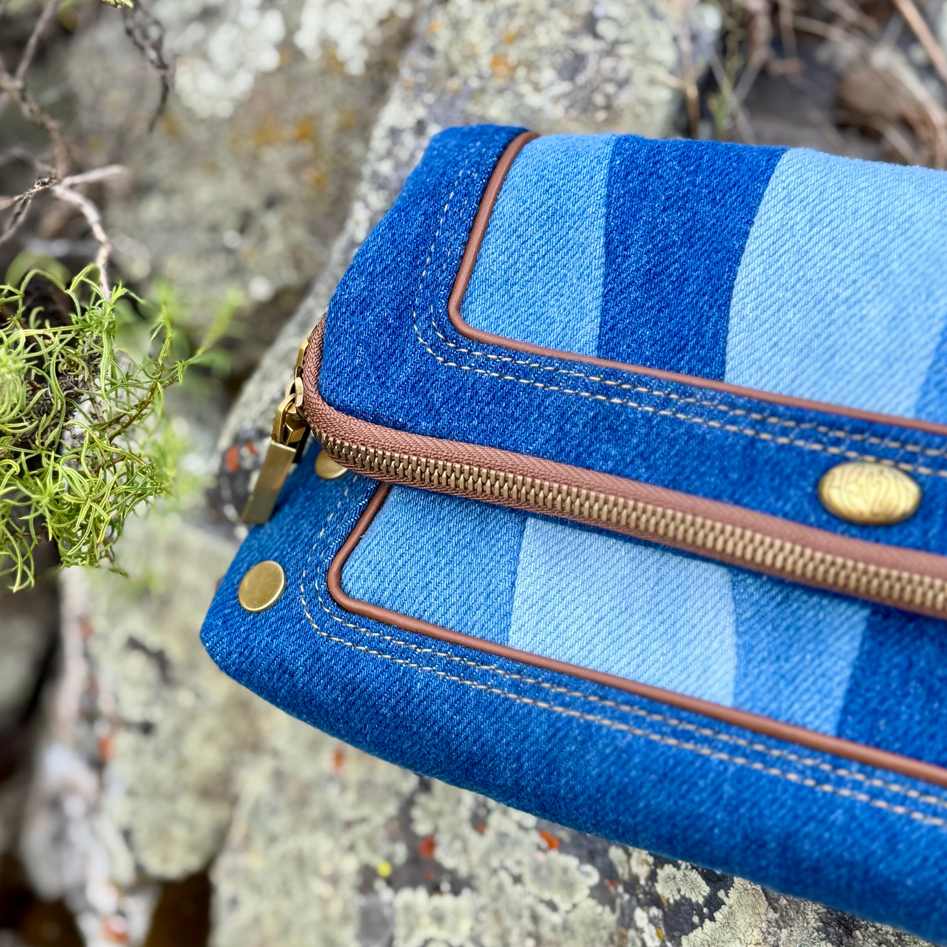 Beverly Medium Denim Shoulder Bag