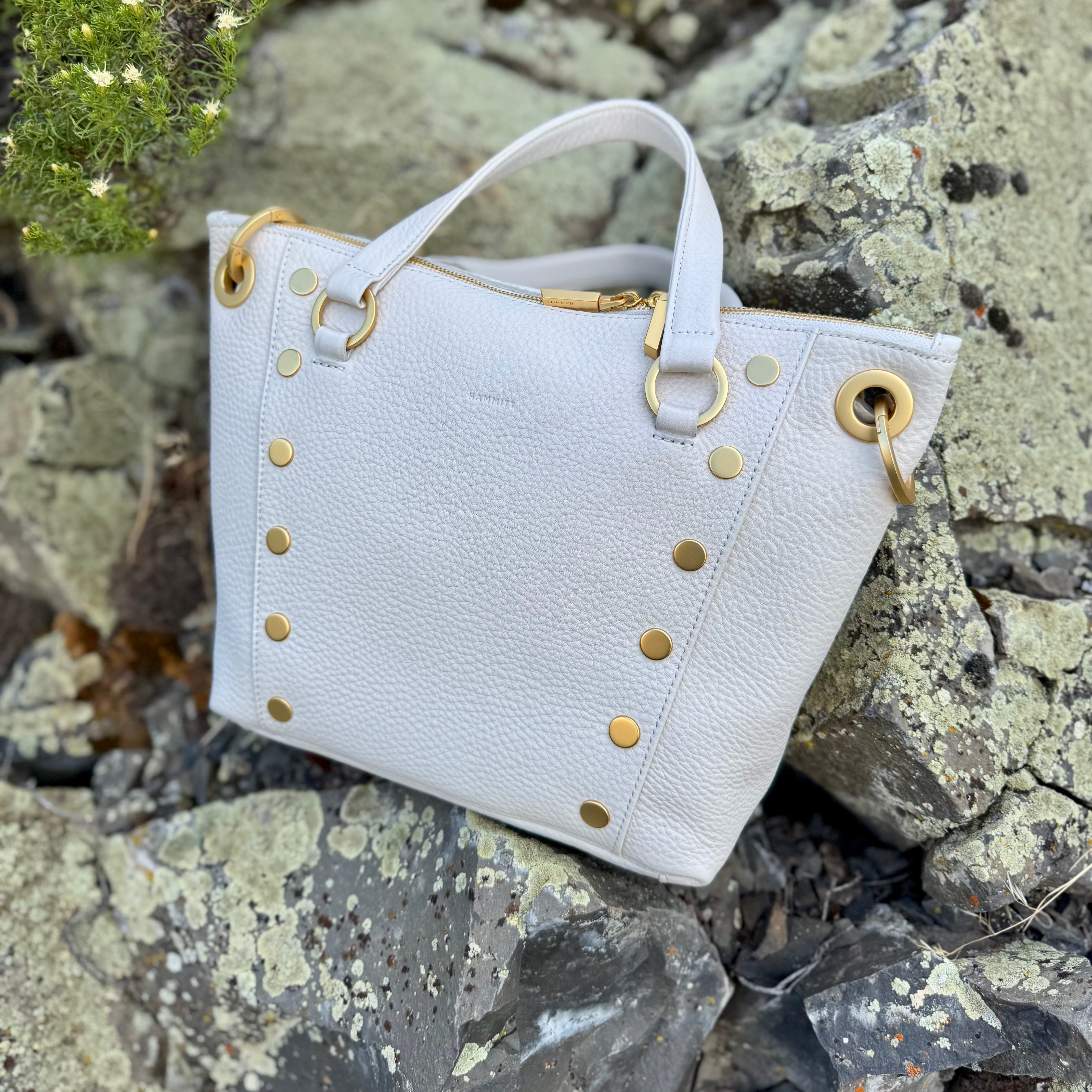 Hammitt Daniel Med Calla Lily White/Brushed Gold