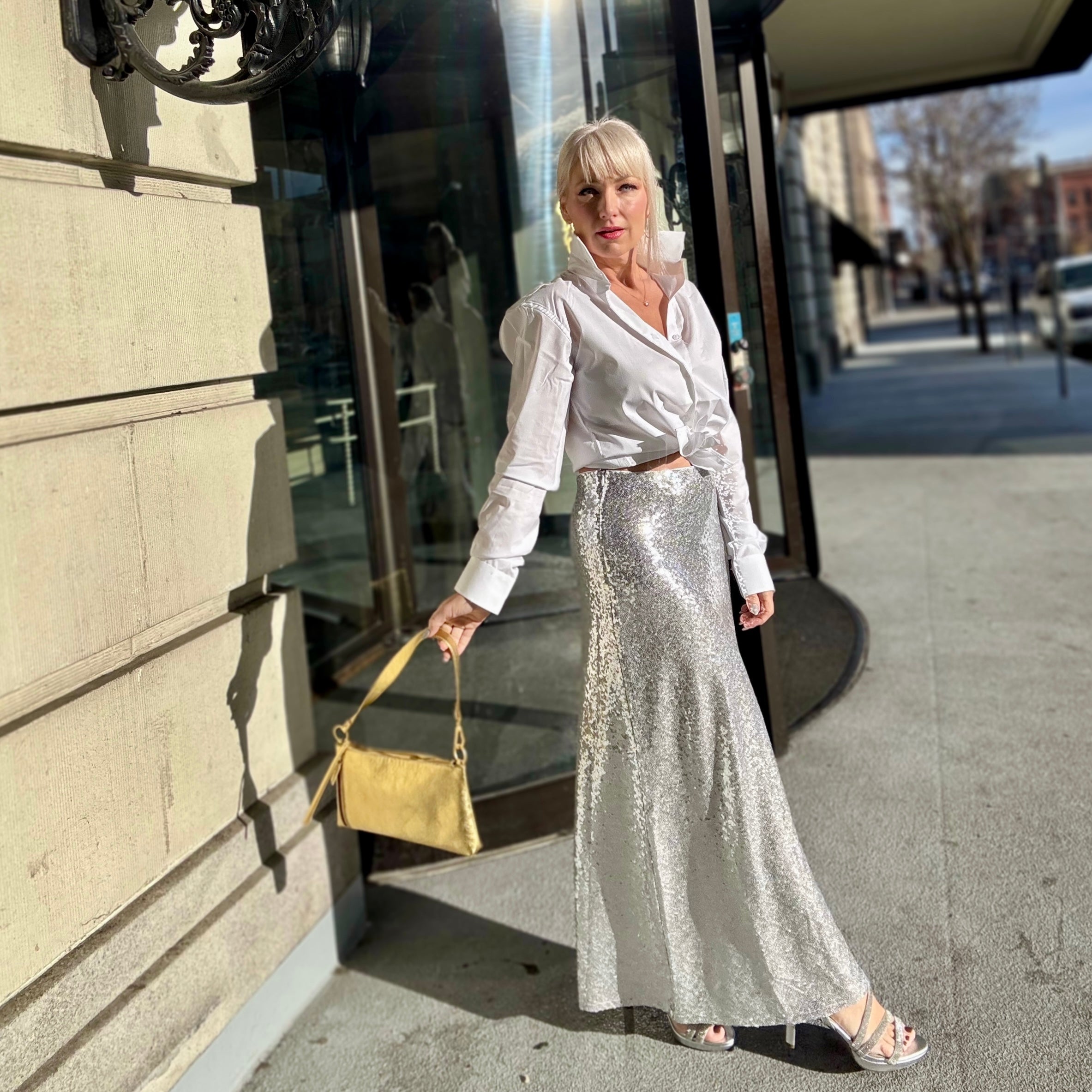 Everything That Sparkles Sequin Skirt