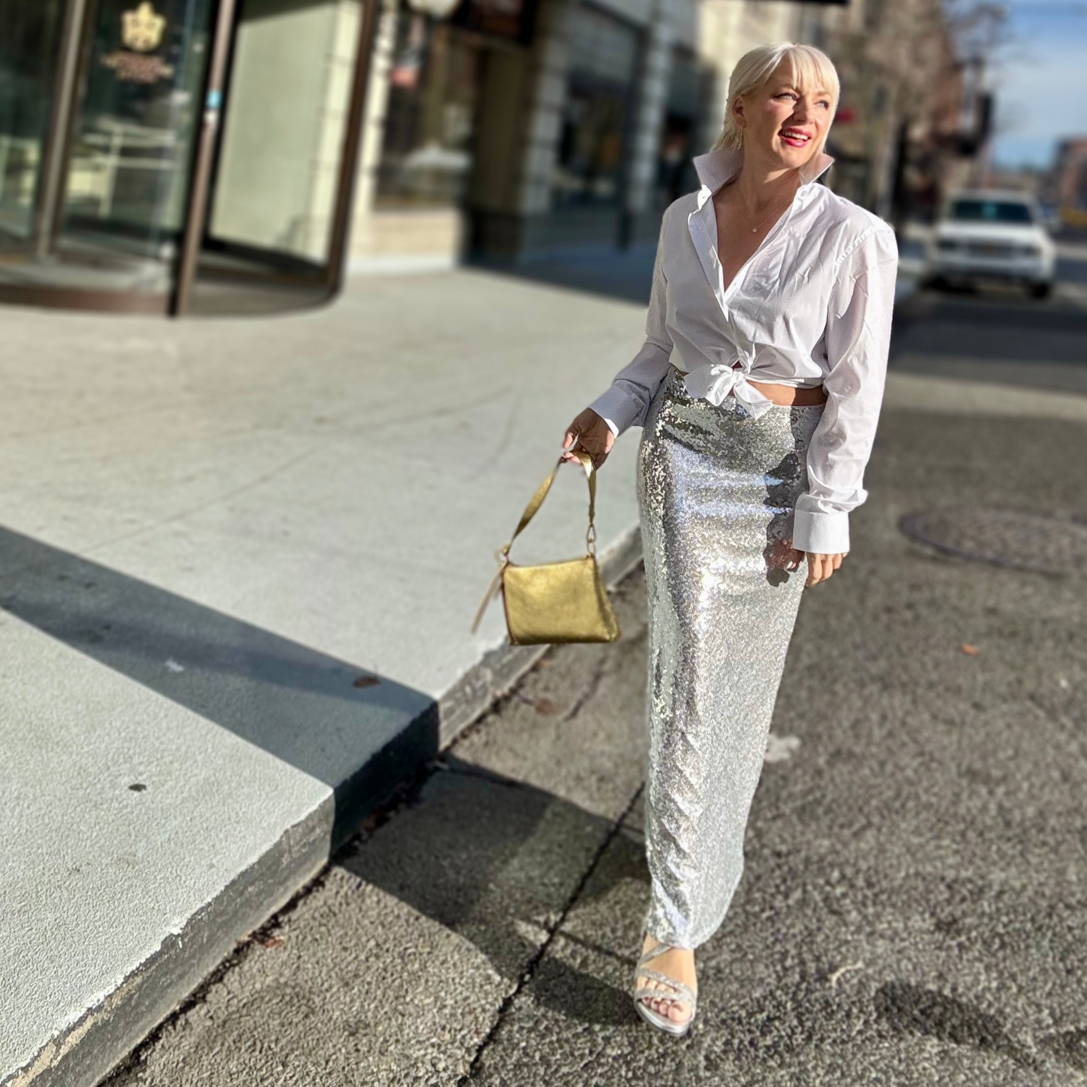 Everything That Sparkles Sequin Skirt