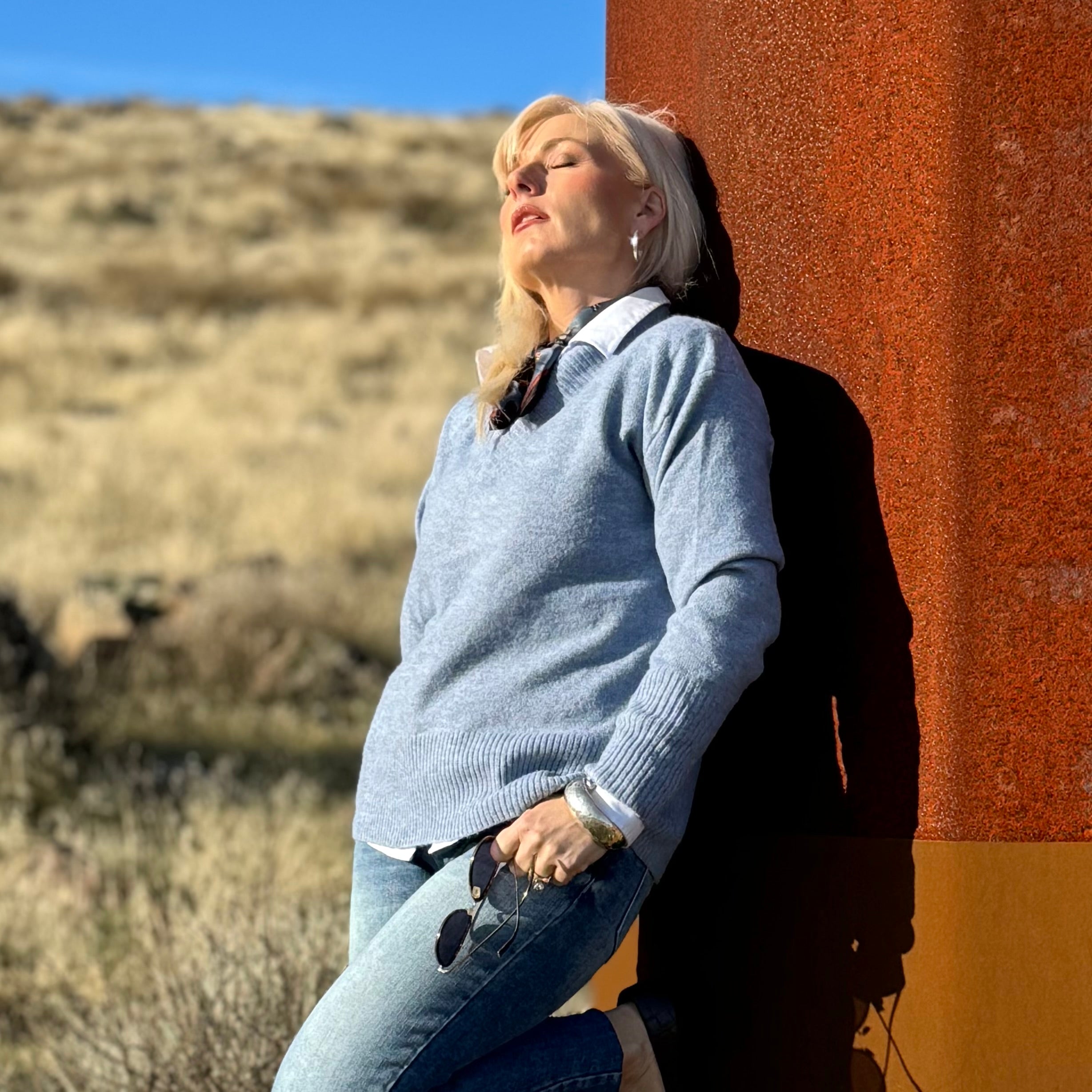 The Landmark V-Neck Sweater