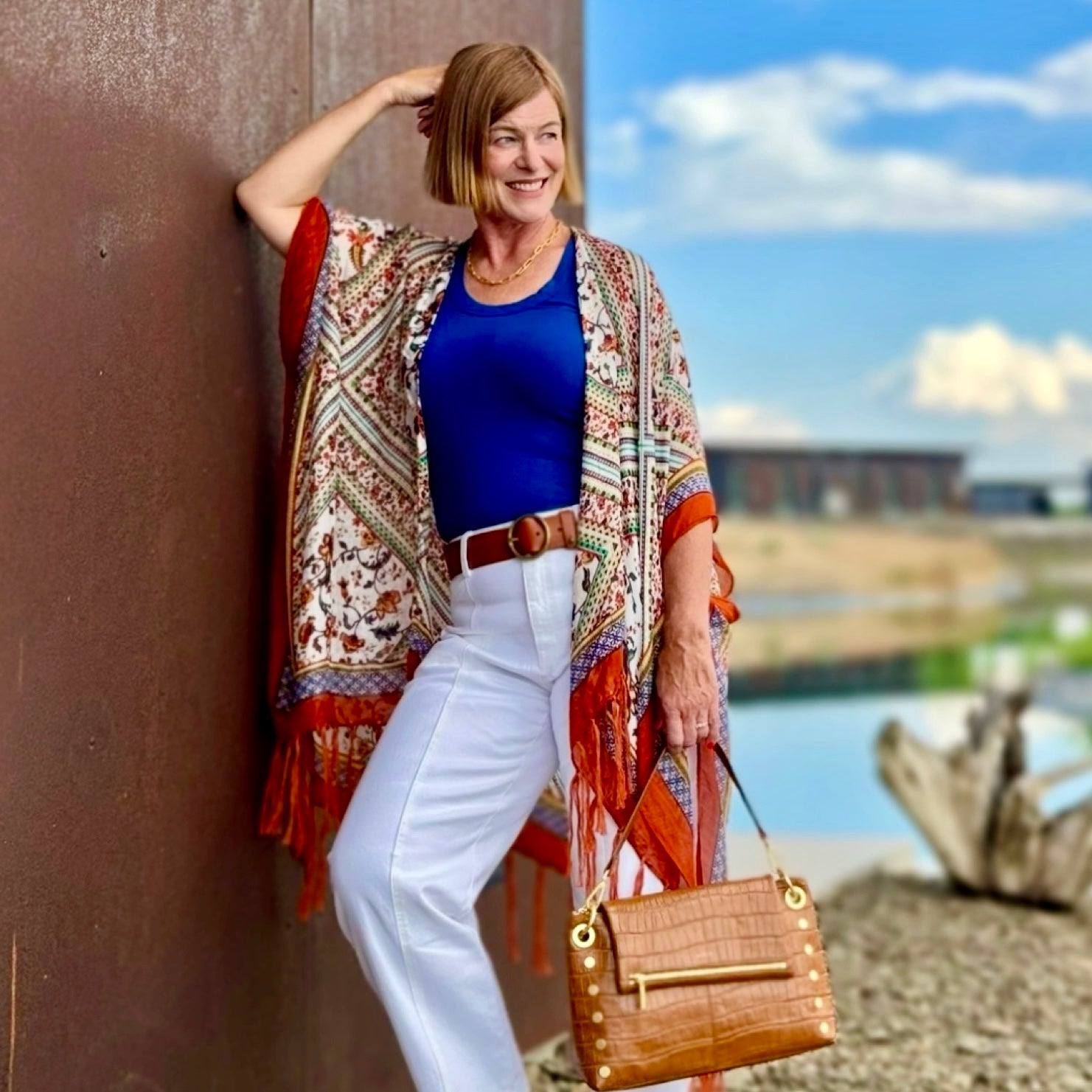 Lucia Print Kimono