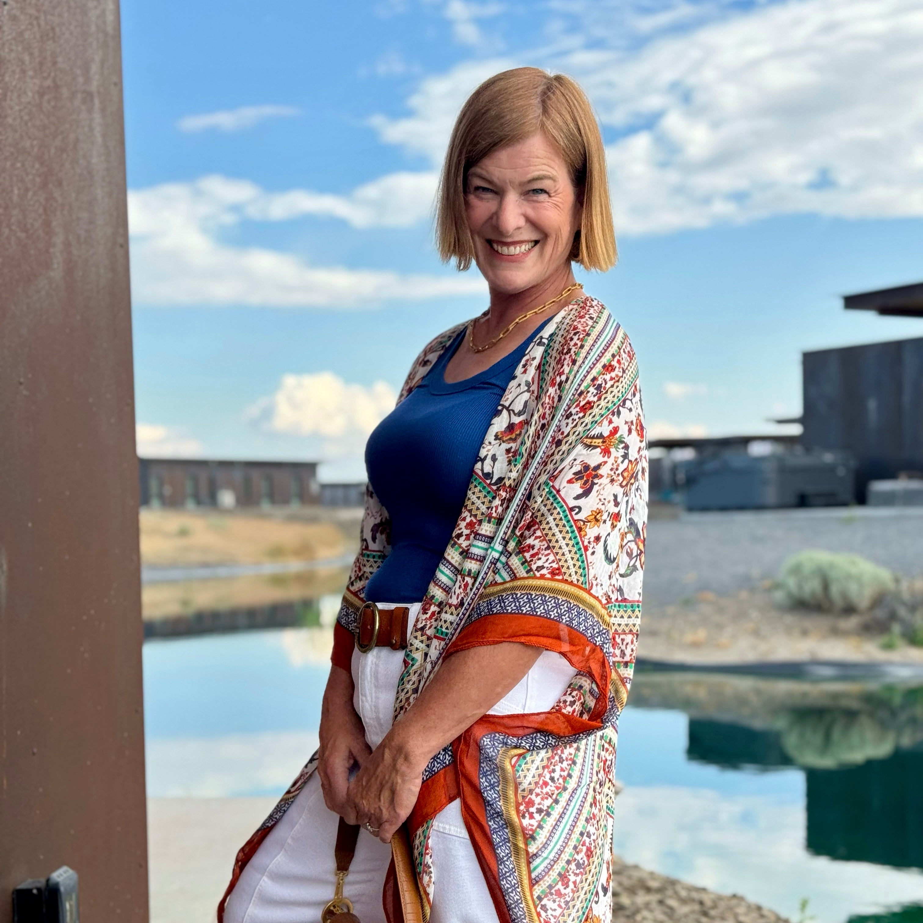 Lucia Print Kimono