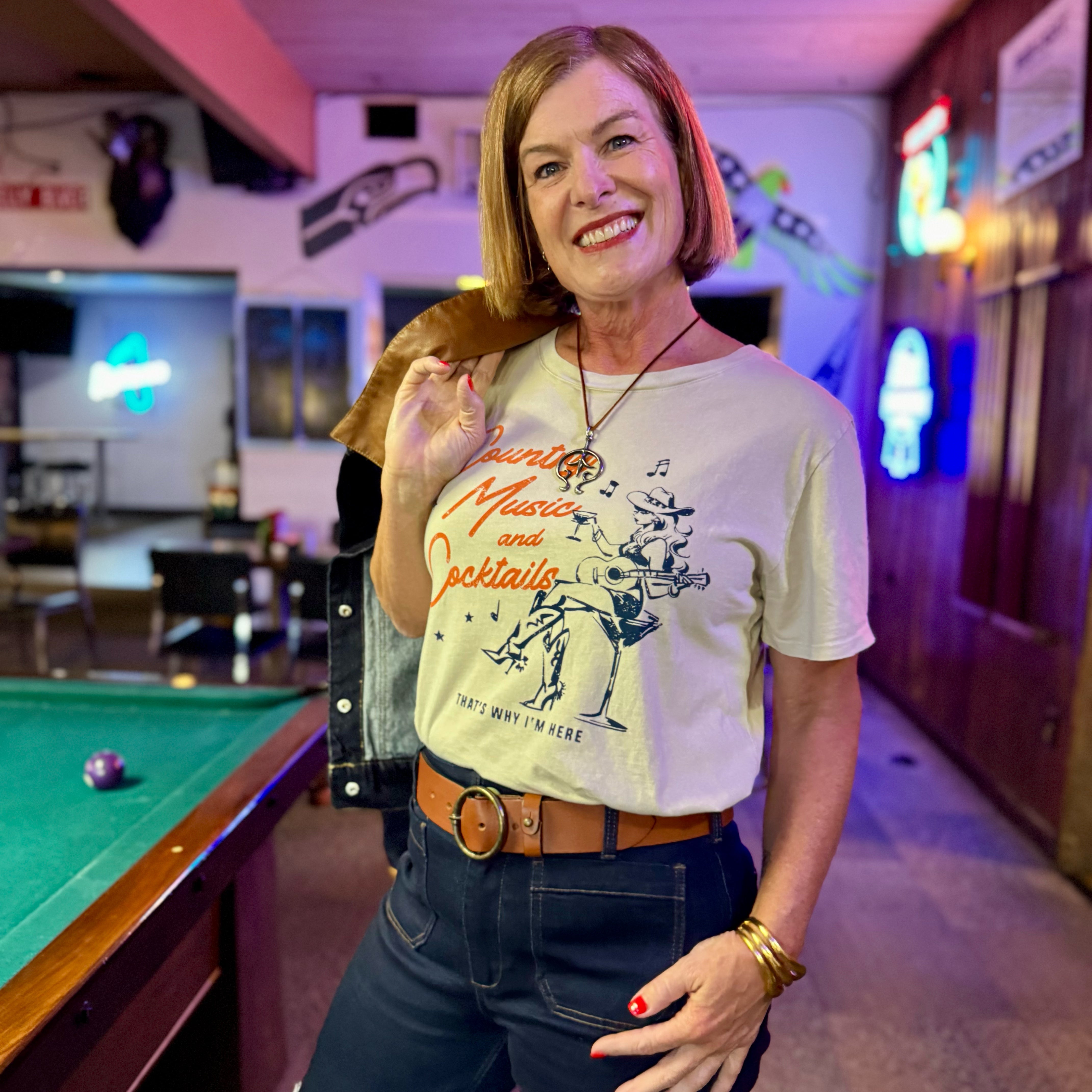 Country Music & Cocktails Tee