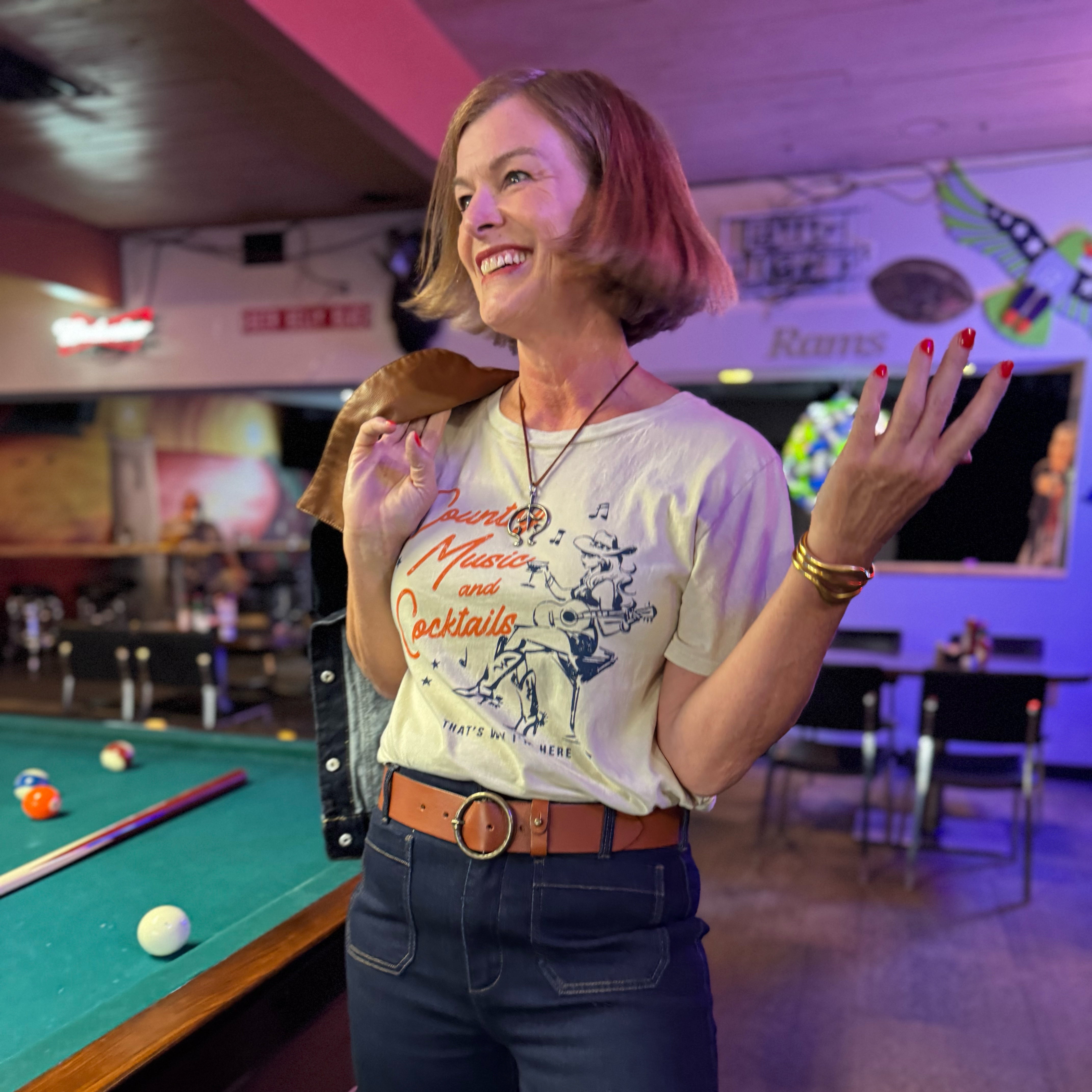 Country Music & Cocktails Tee