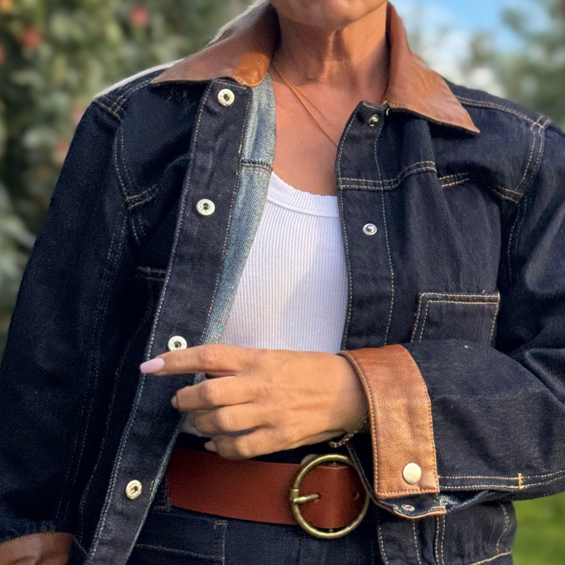 Rhylee Circle Belt (Cognac) (Copy)