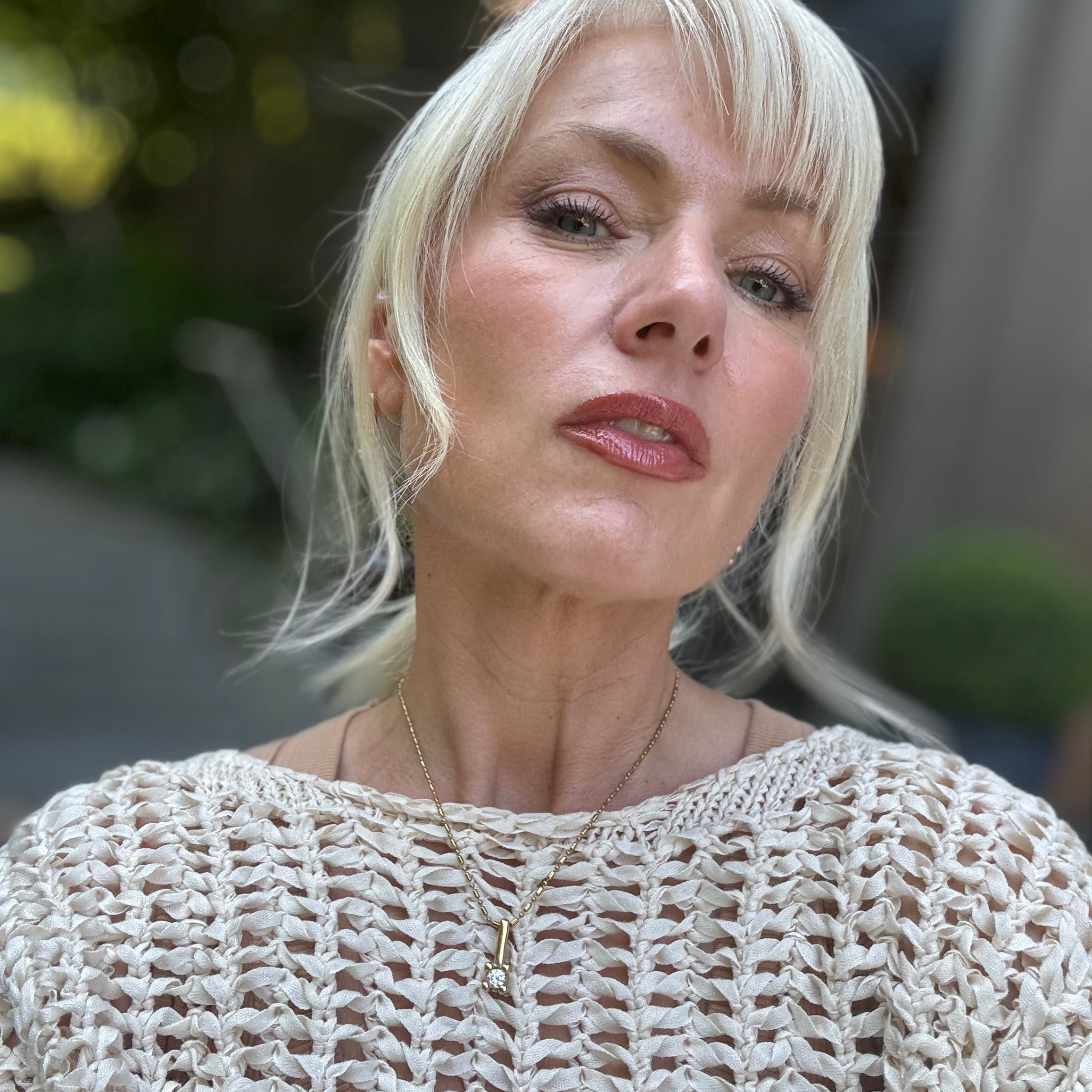 Coastal Breeze Open-Weave Sweater