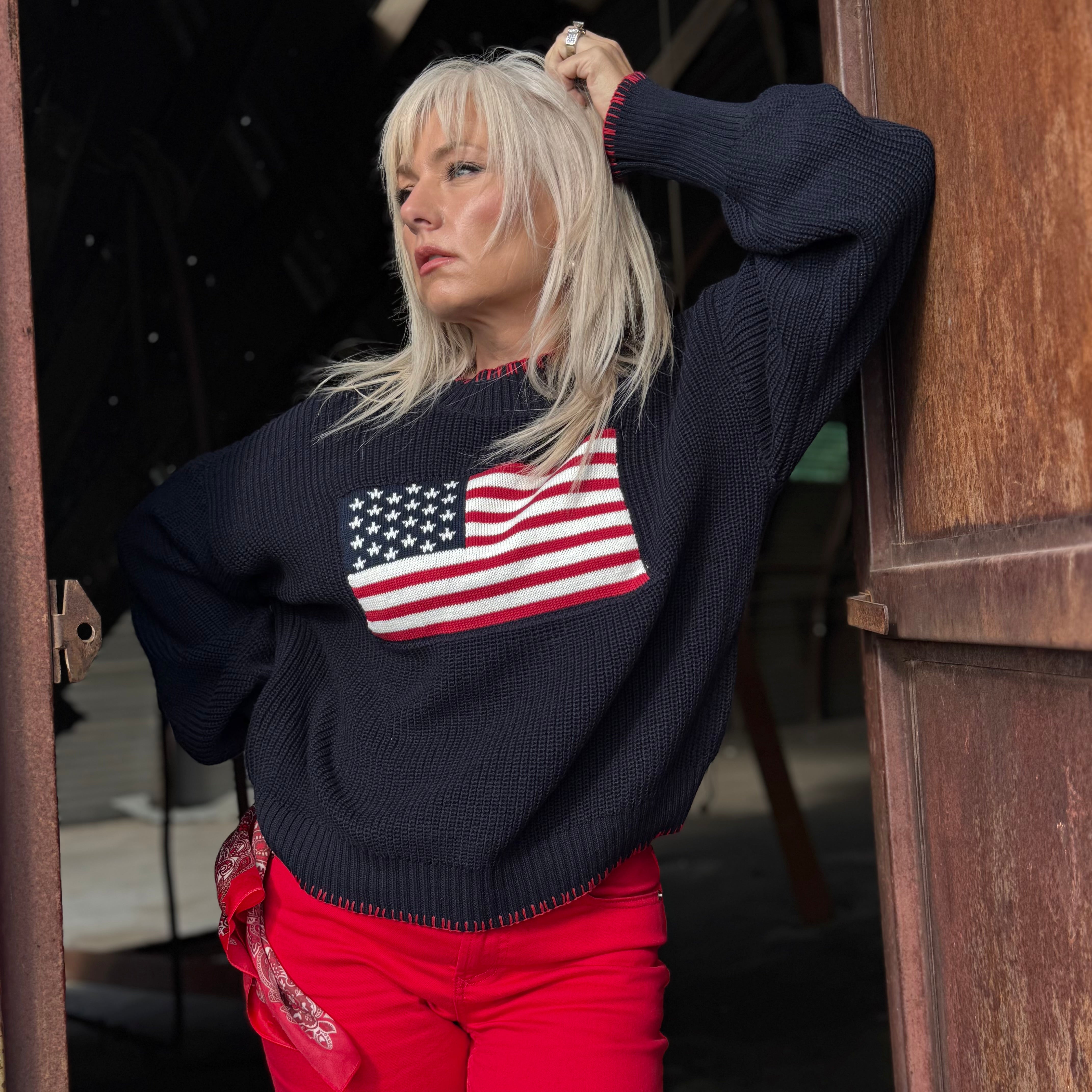 Stars & Stripes Statement Sweater