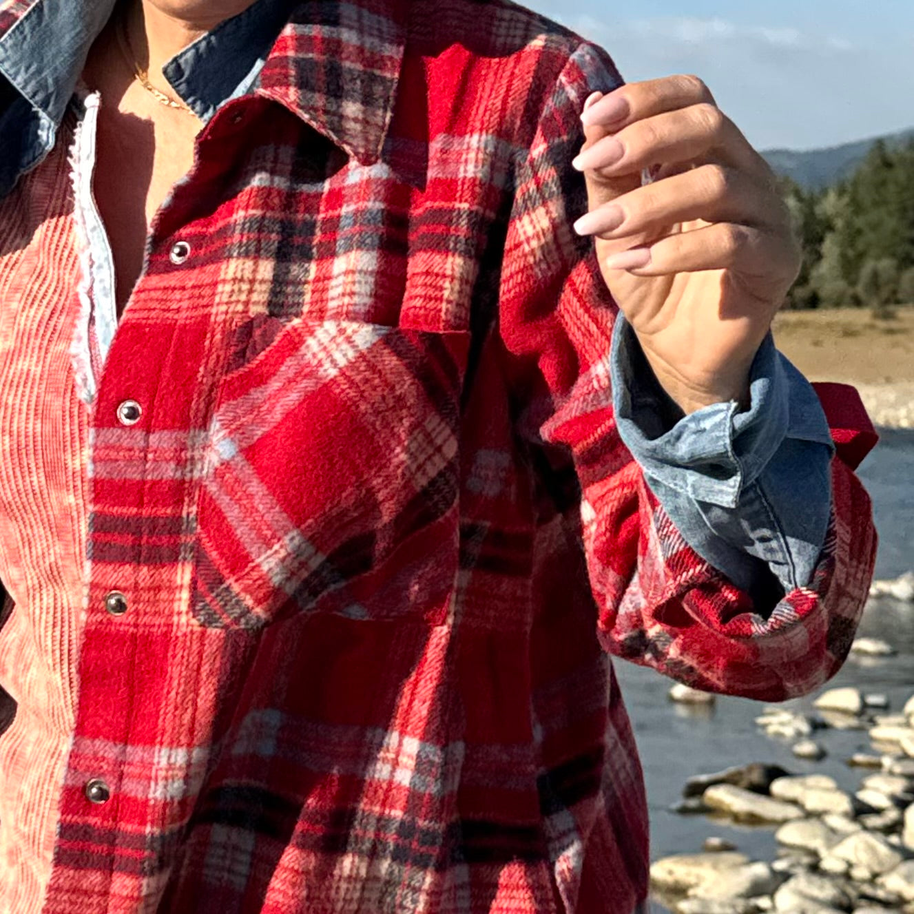 Heritage Plaid Flannel Jacket Red