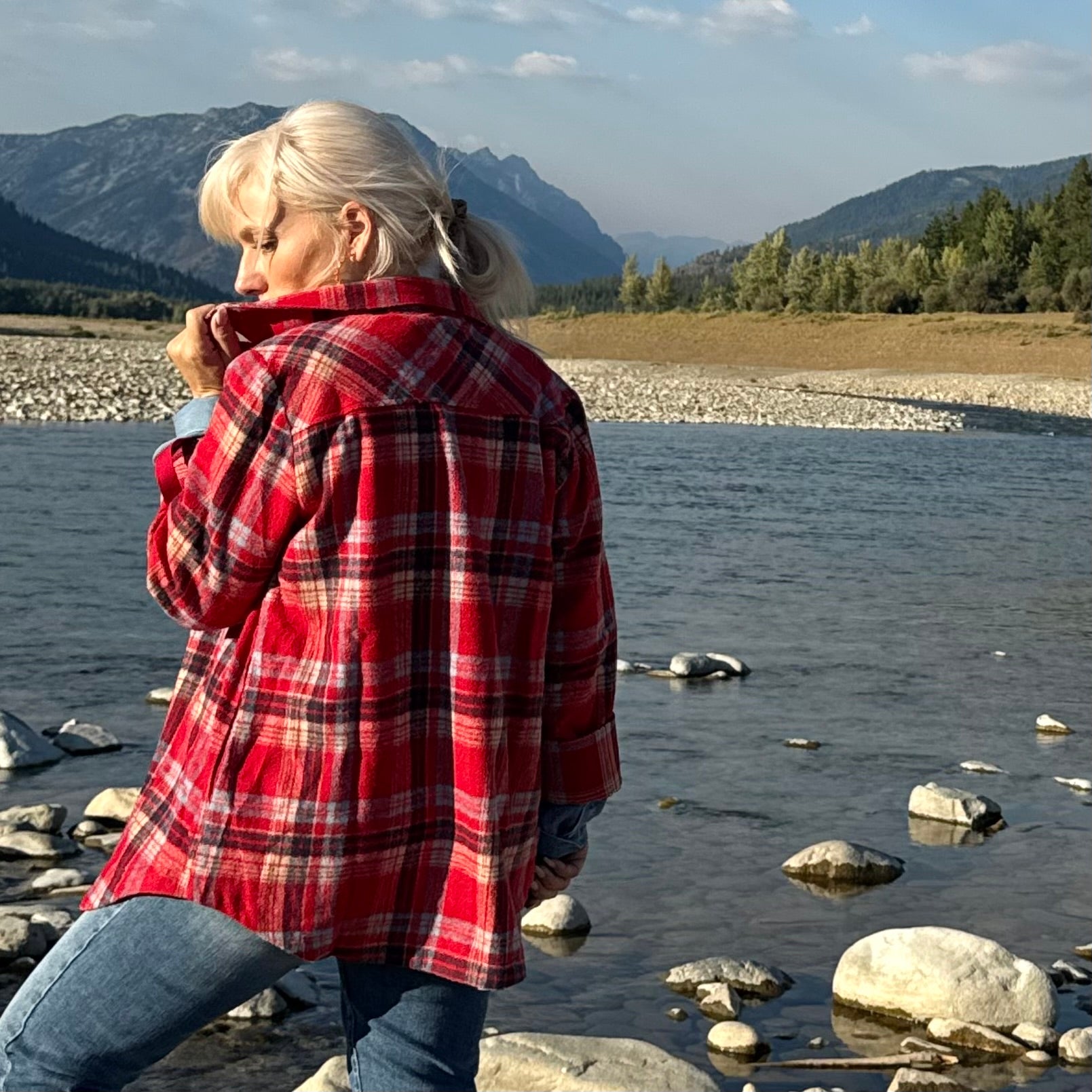 Heritage Plaid Flannel Jacket Red