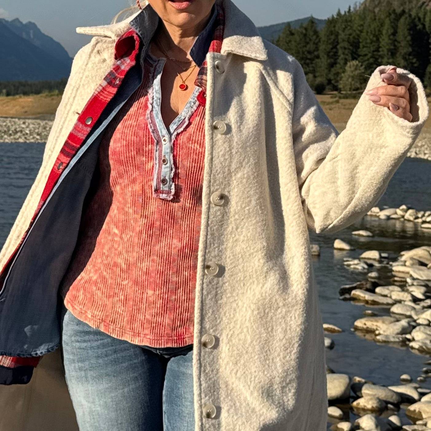 Highland Teddy Coat Oat