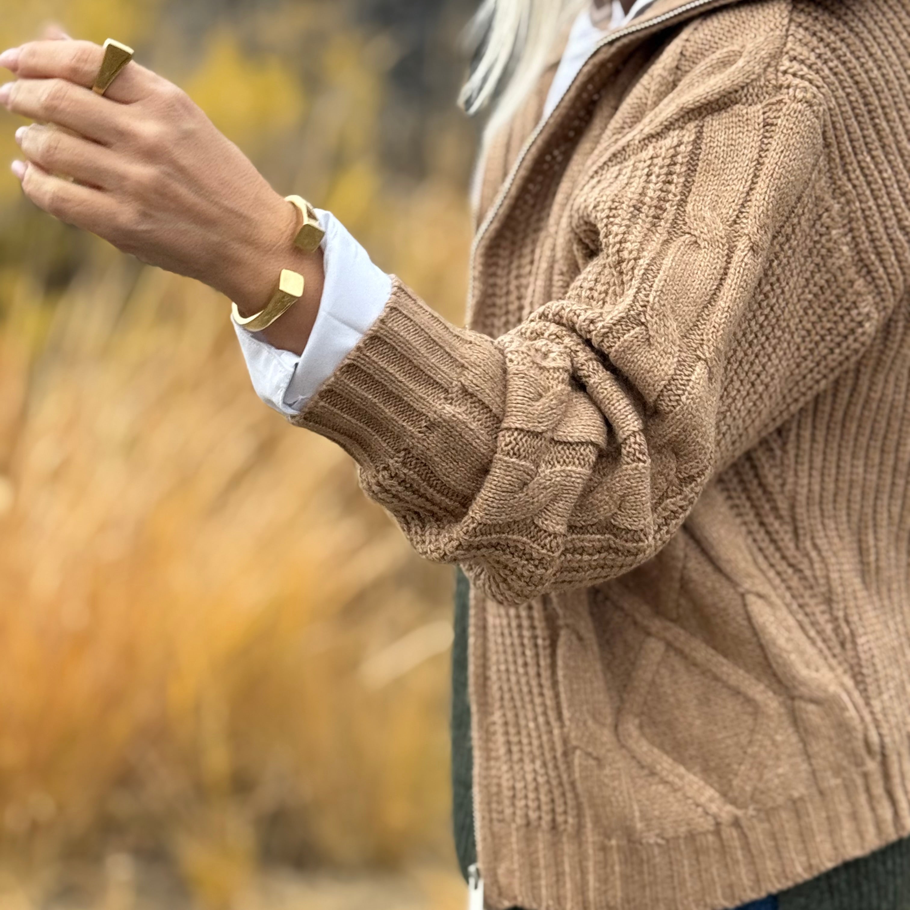 The Camden Zip Cable Jacket