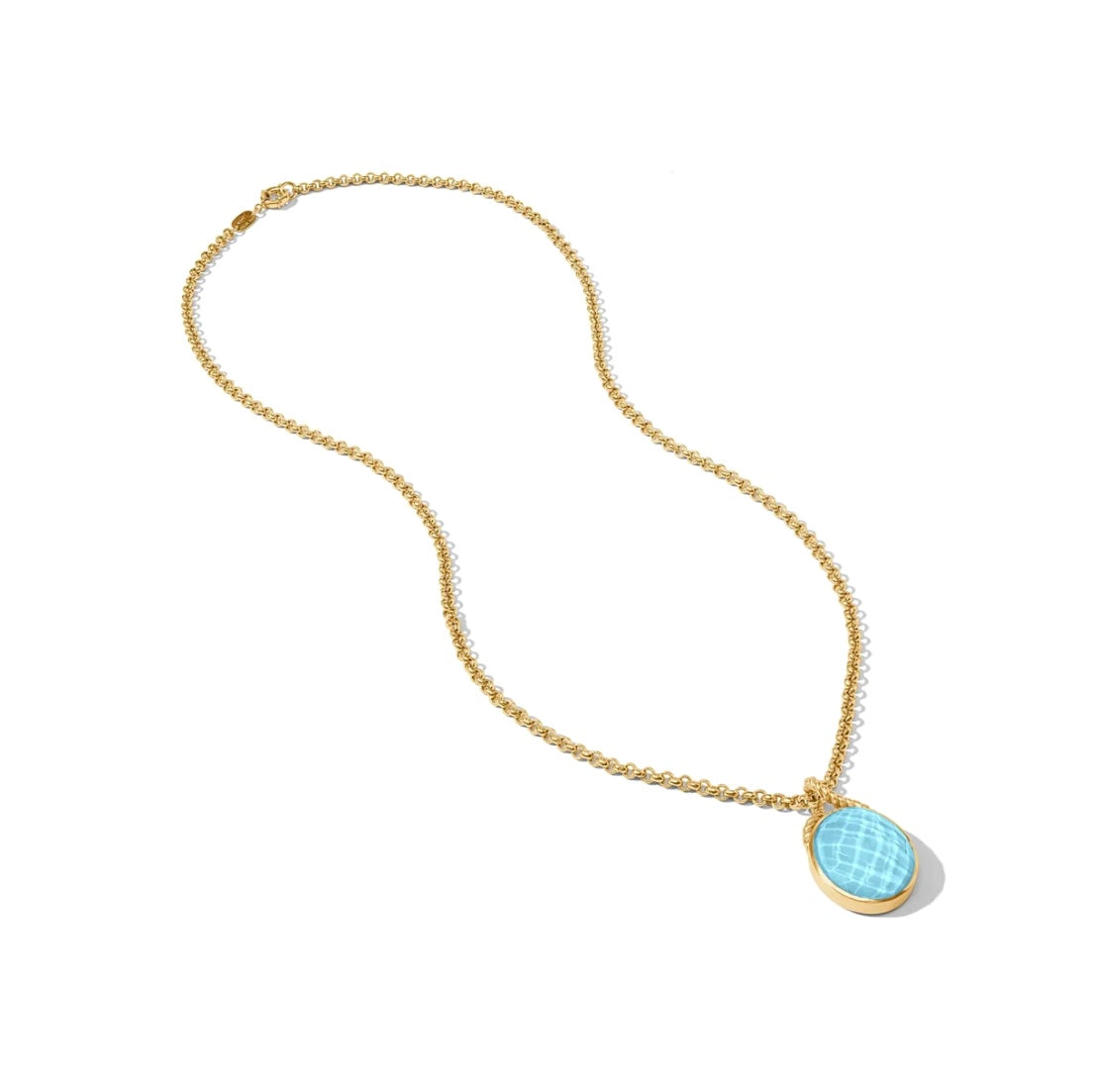 Nassau Pendant Necklace (Capri Blue)