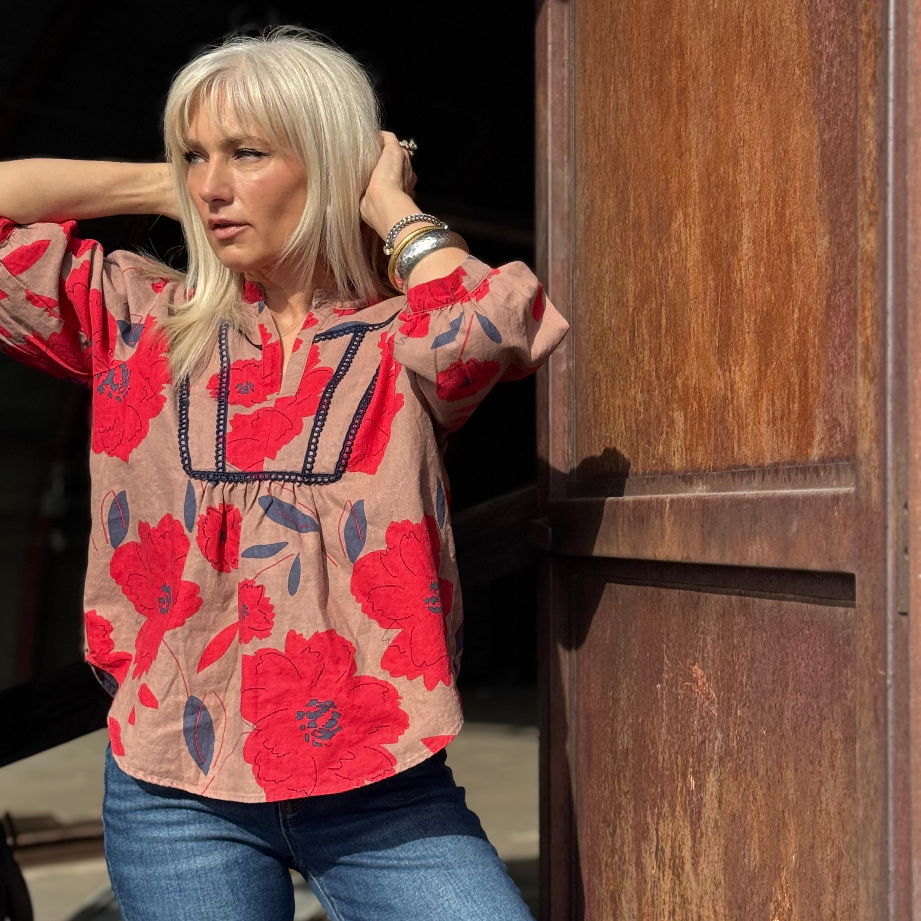 ZYLER FLORAL TOP