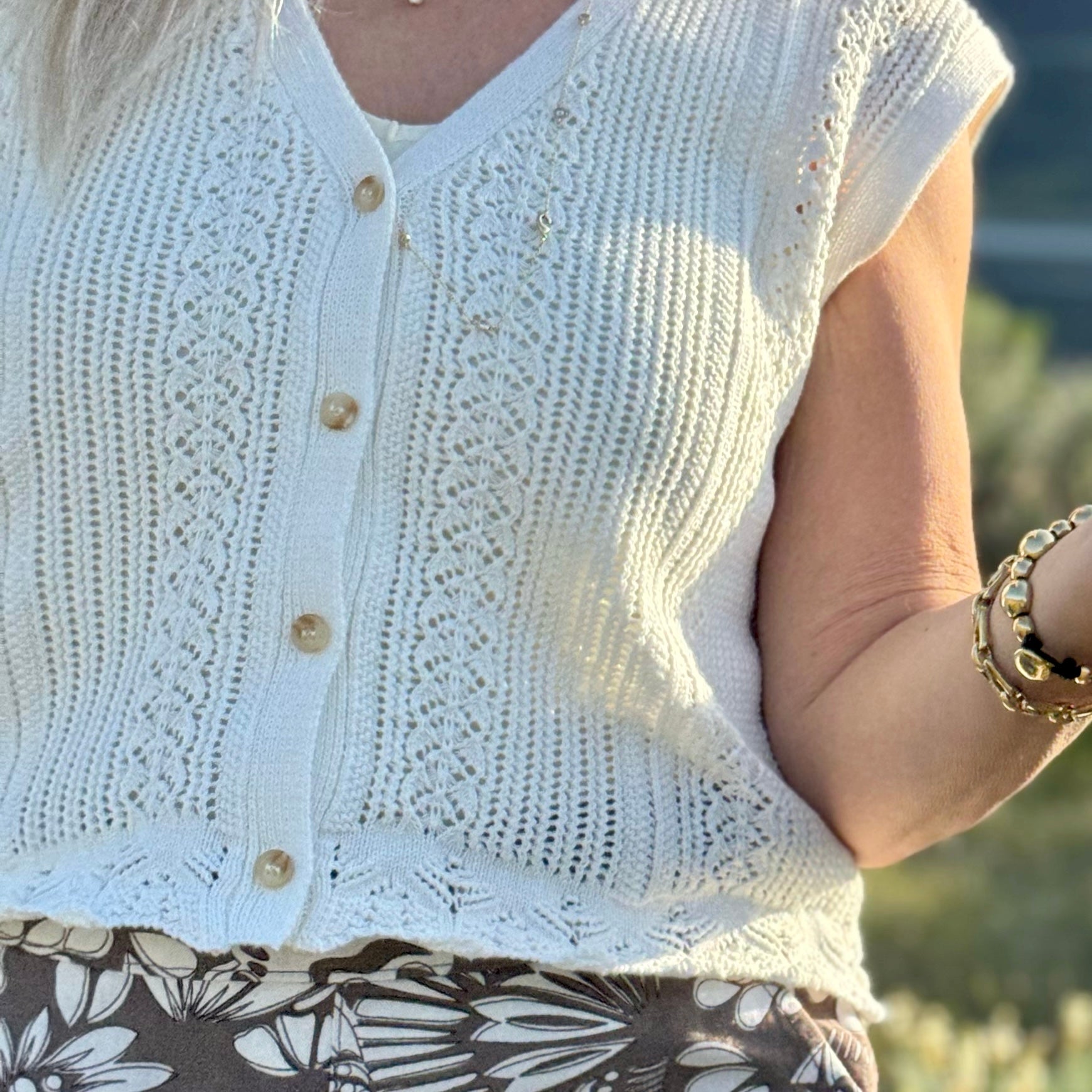 Cecilia Knit Sweater Vest