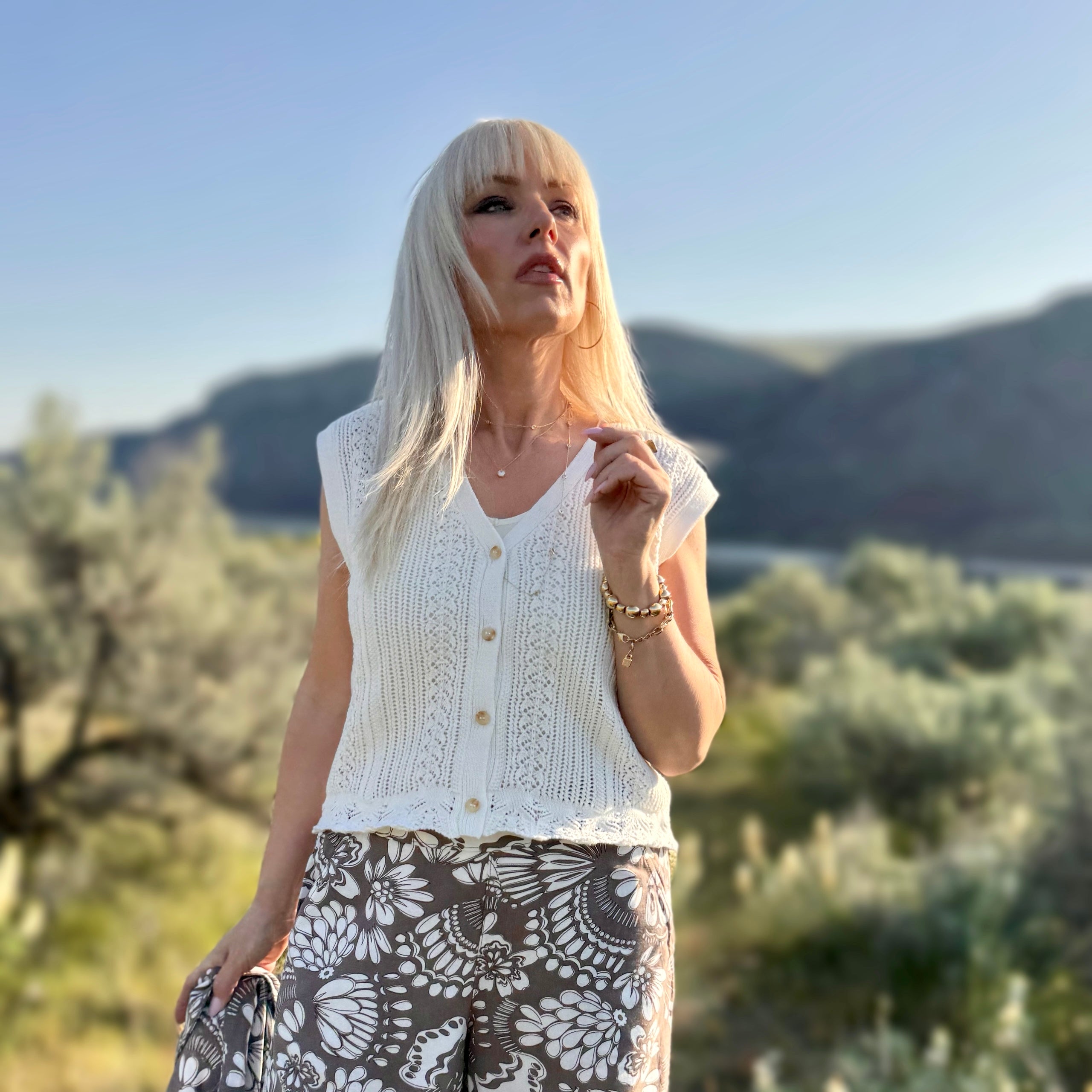 Cecilia Knit Sweater Vest