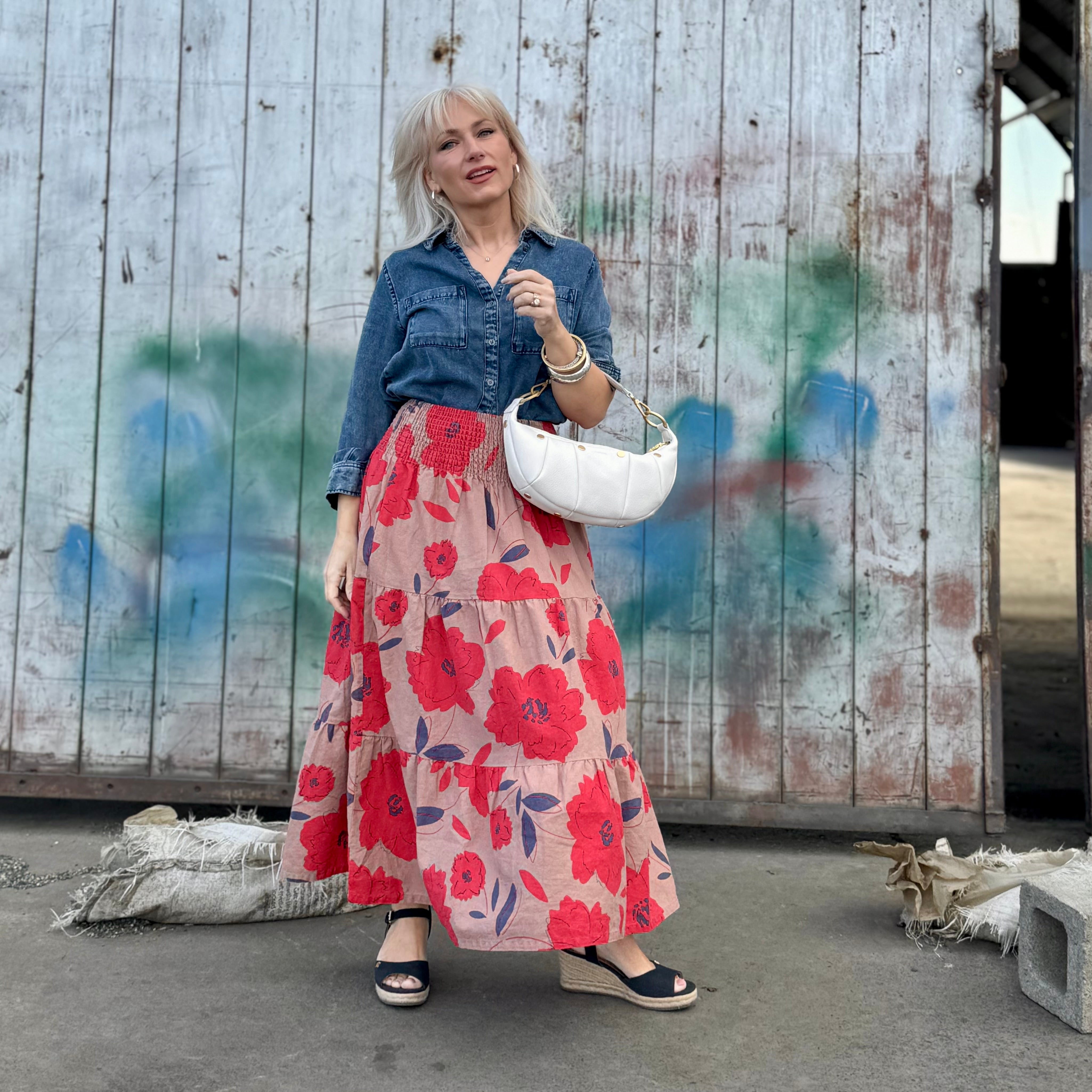 ROSEANNA FLORAL SKIRT