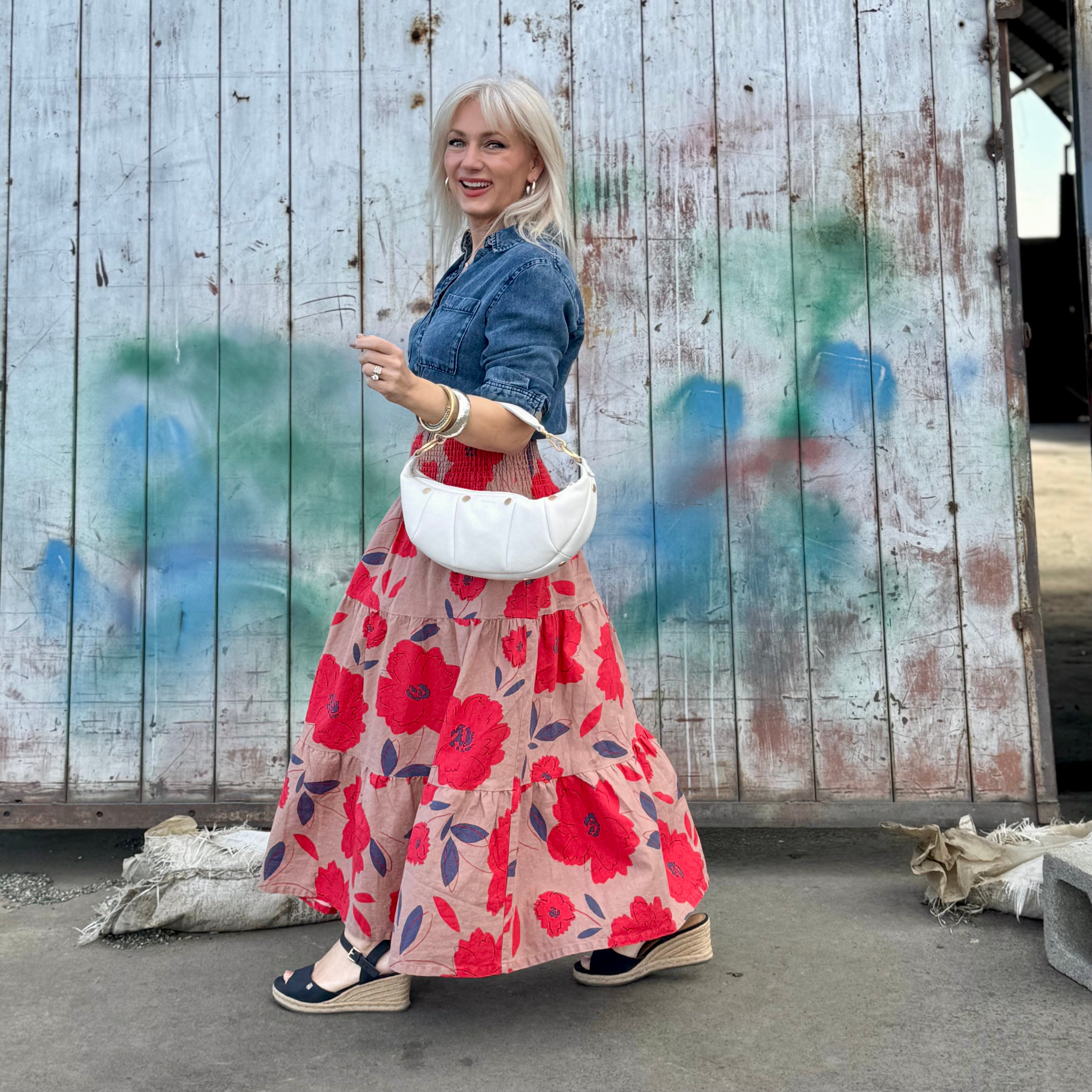 ROSEANNA FLORAL SKIRT