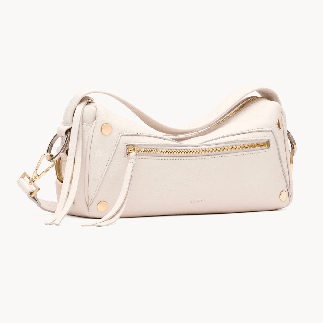 Hammitt Doxie Med Calla Lily White/Gold Silver