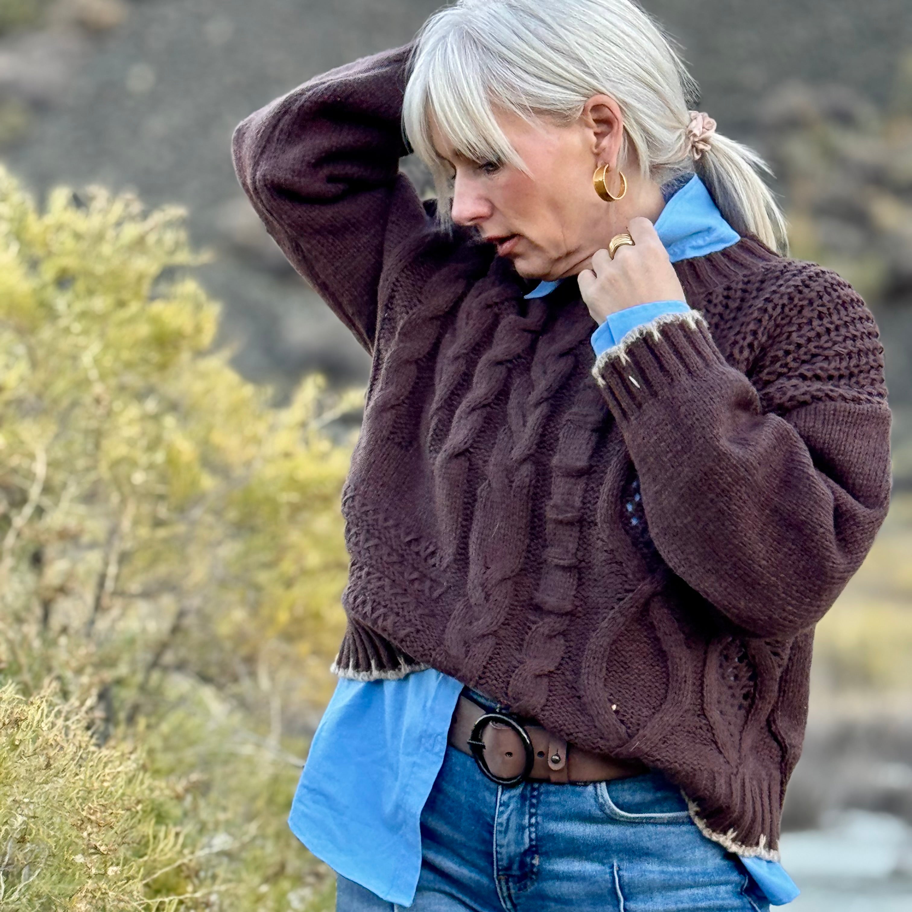 The Sierra Cable Knit Sweater
