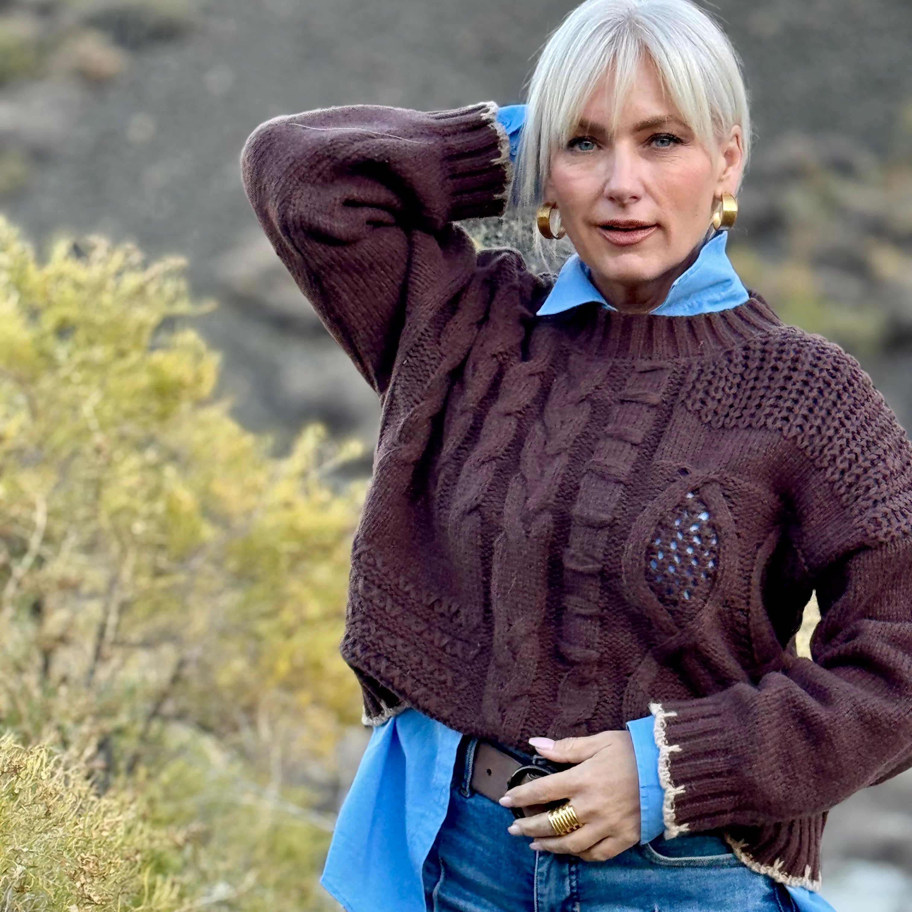 The Sierra Cable Knit Sweater
