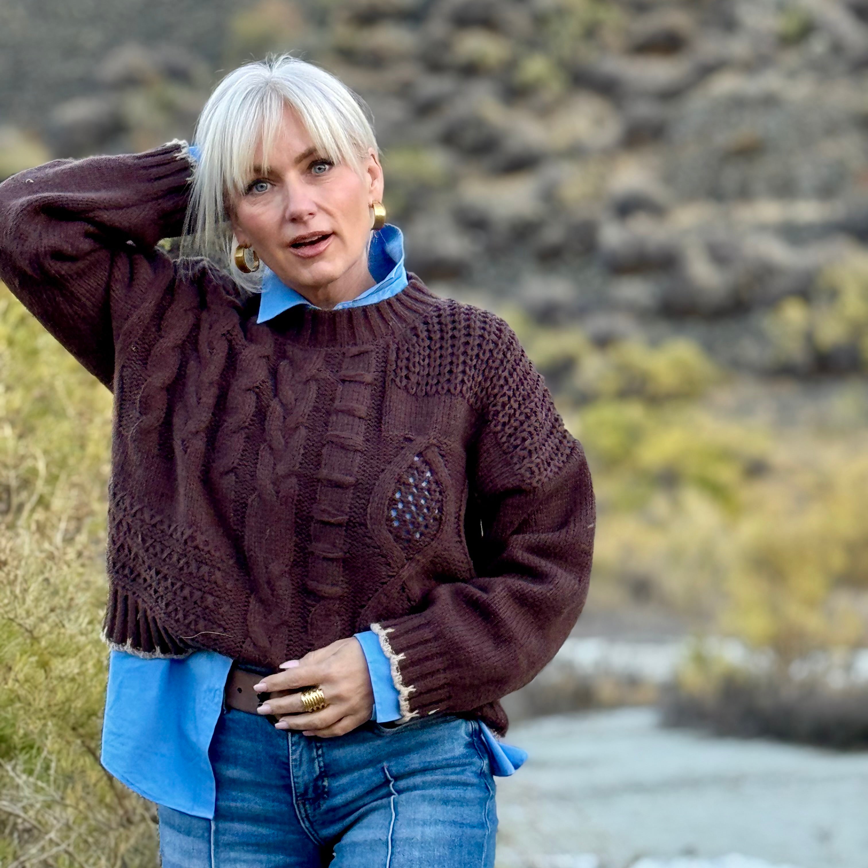The Sierra Cable Knit Sweater