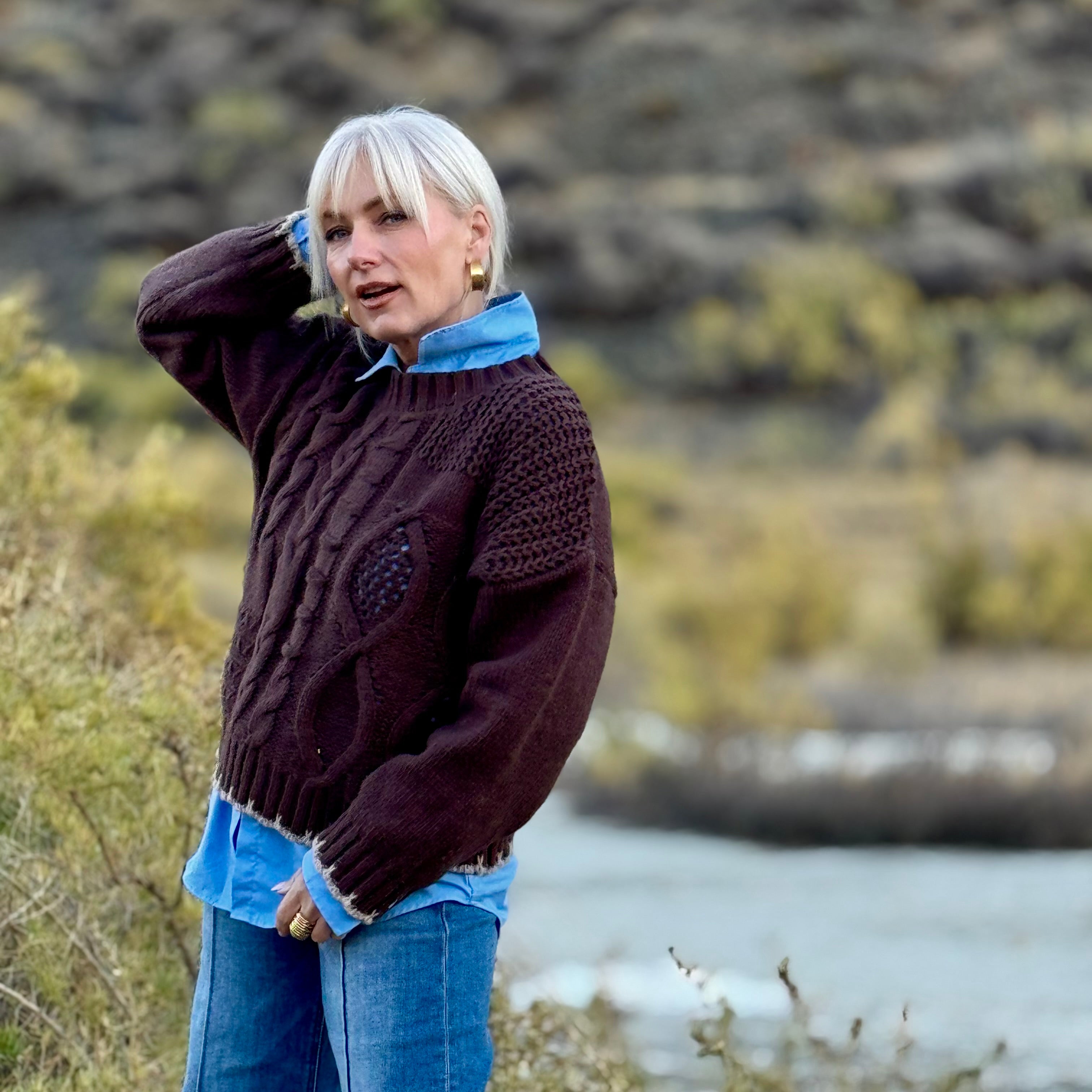 The Sierra Cable Knit Sweater