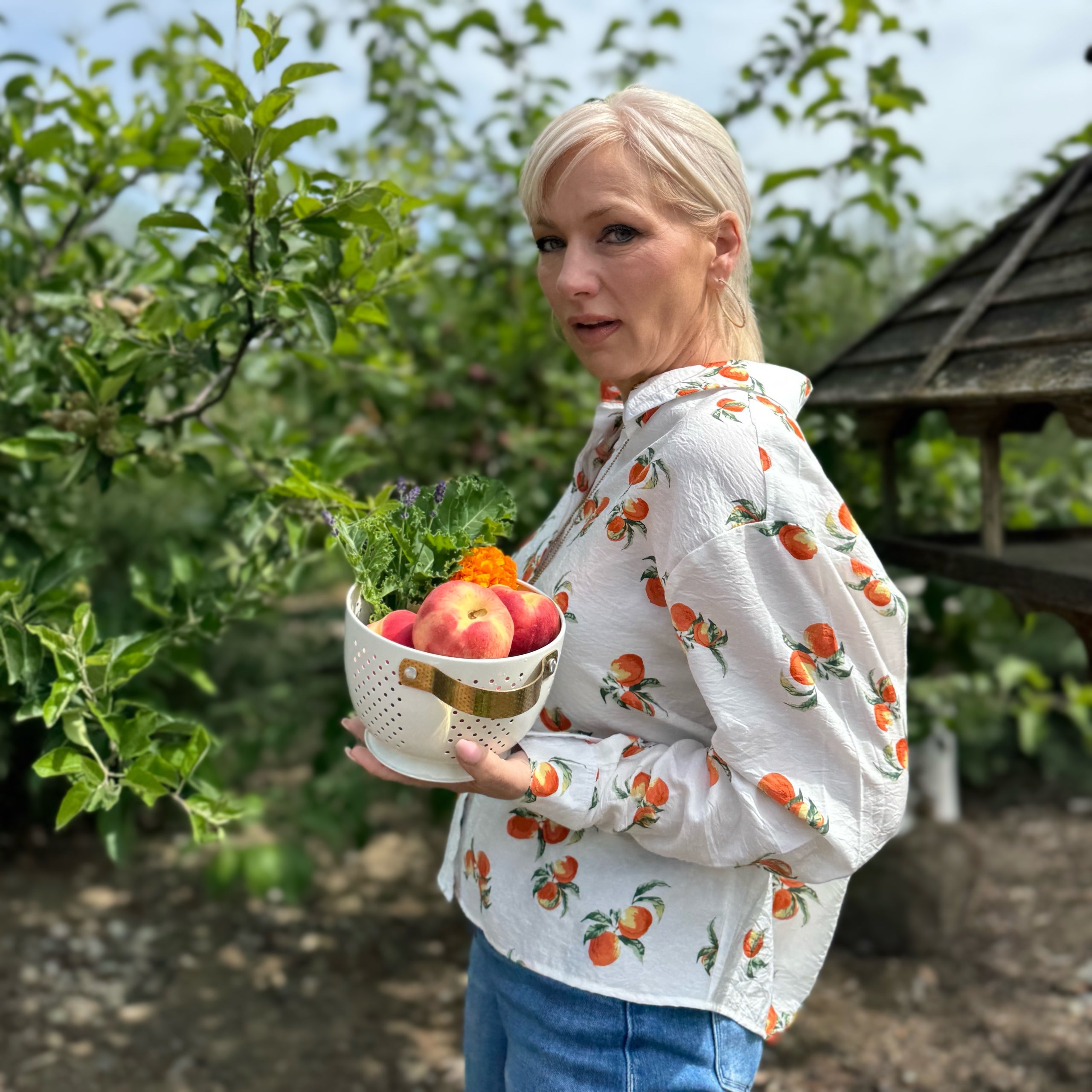 ELLERY PEACH FIELDS SHIRT