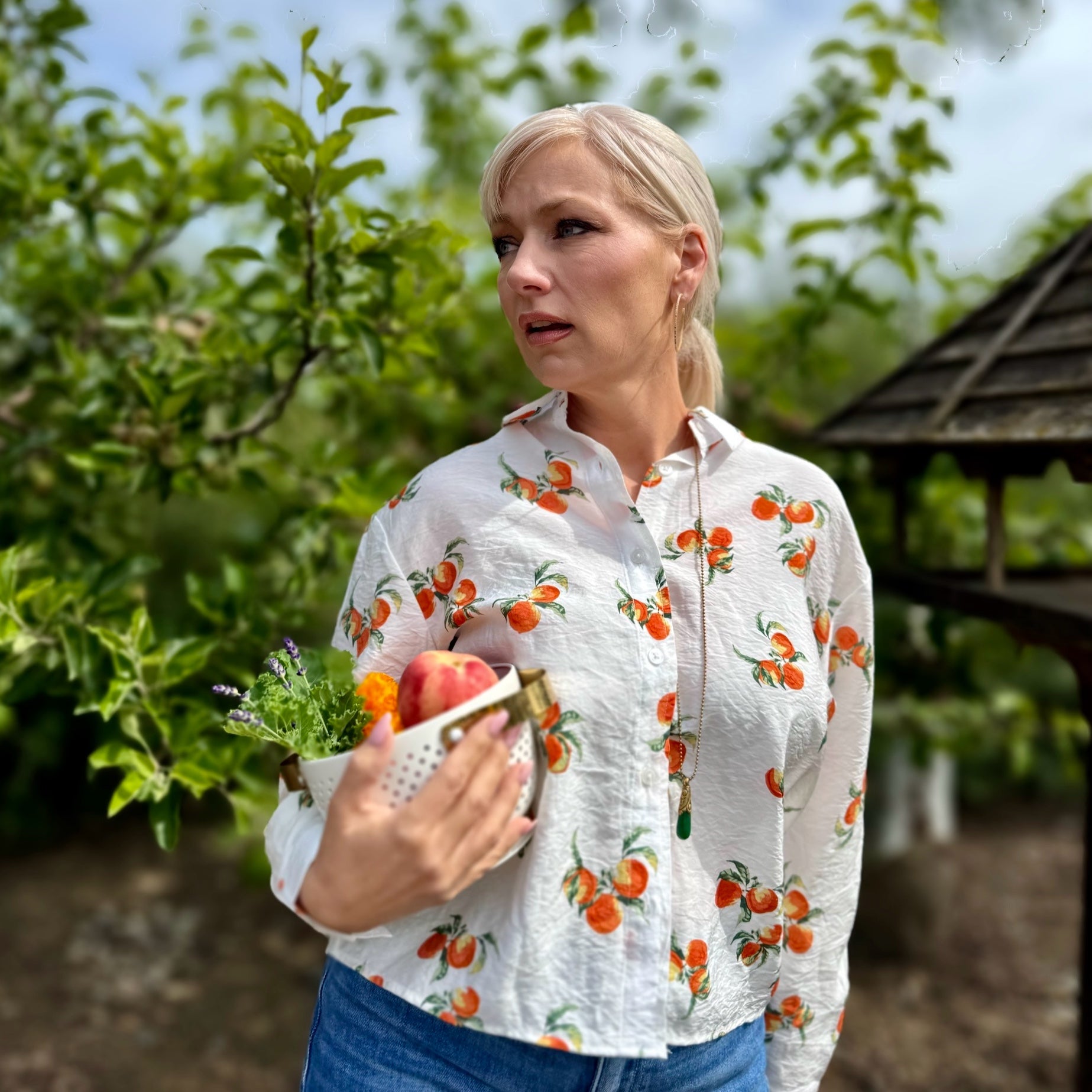 ELLERY PEACH FIELDS SHIRT