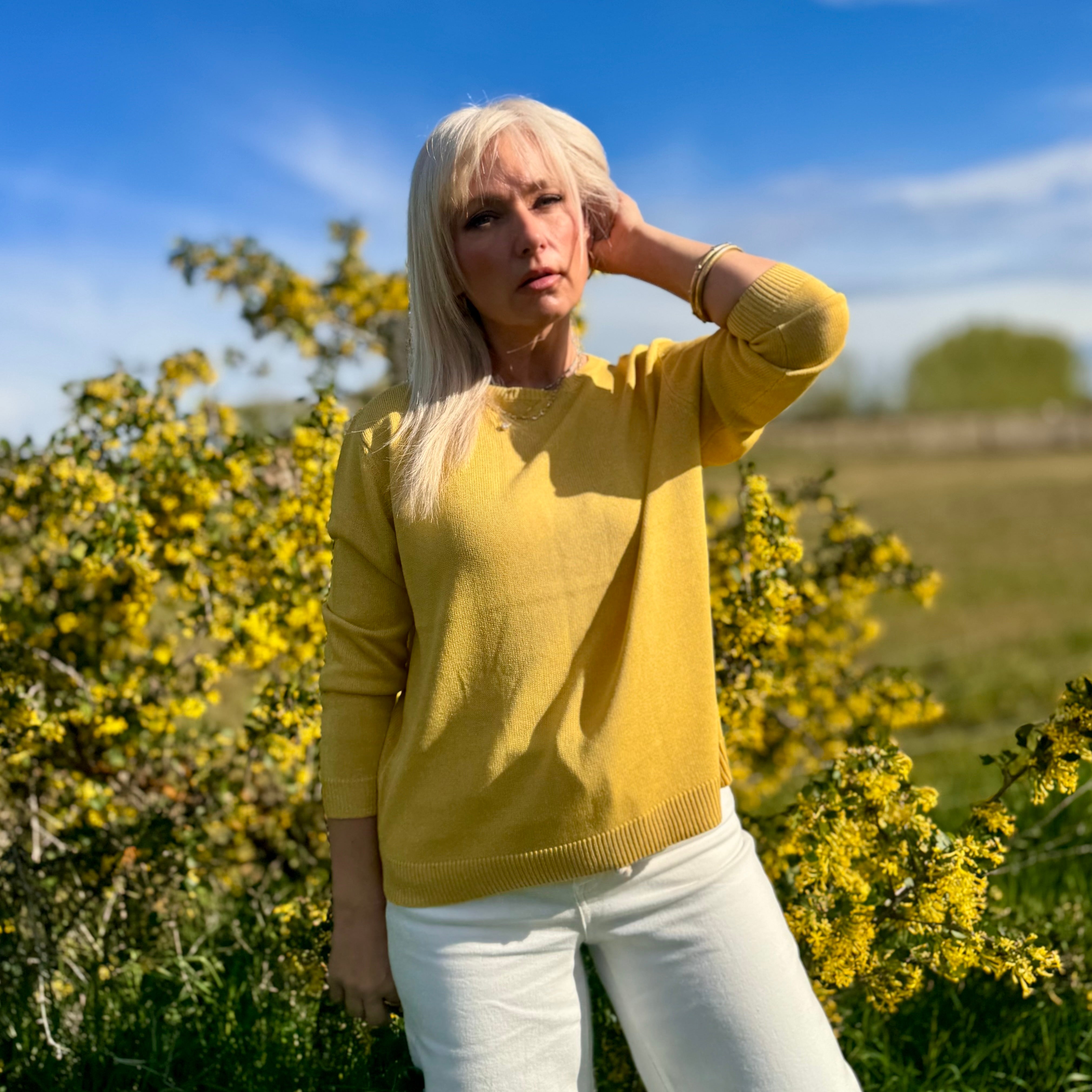Golden Hour Knit Pullover