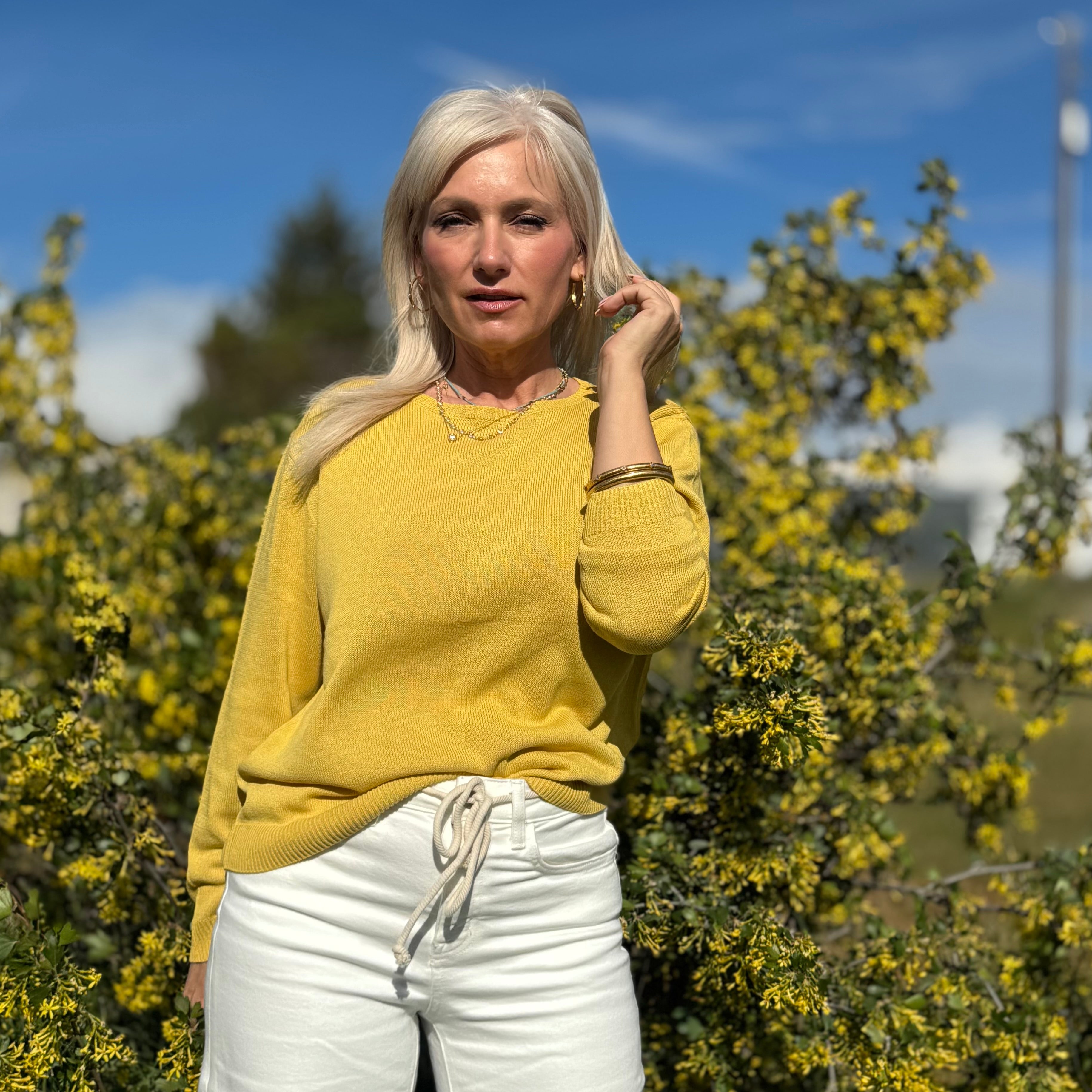 Golden Hour Knit Pullover