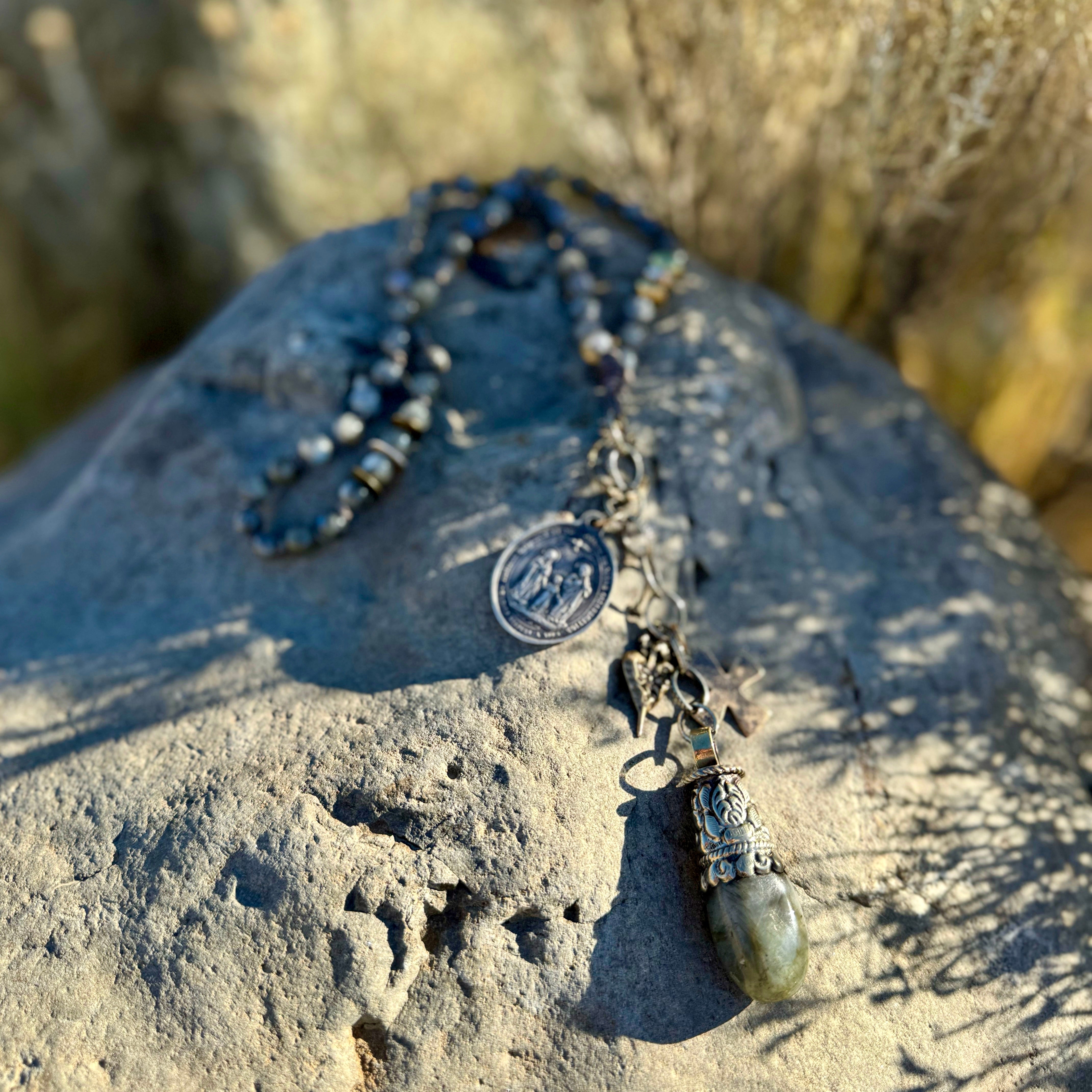 Labradorite Long Necklace