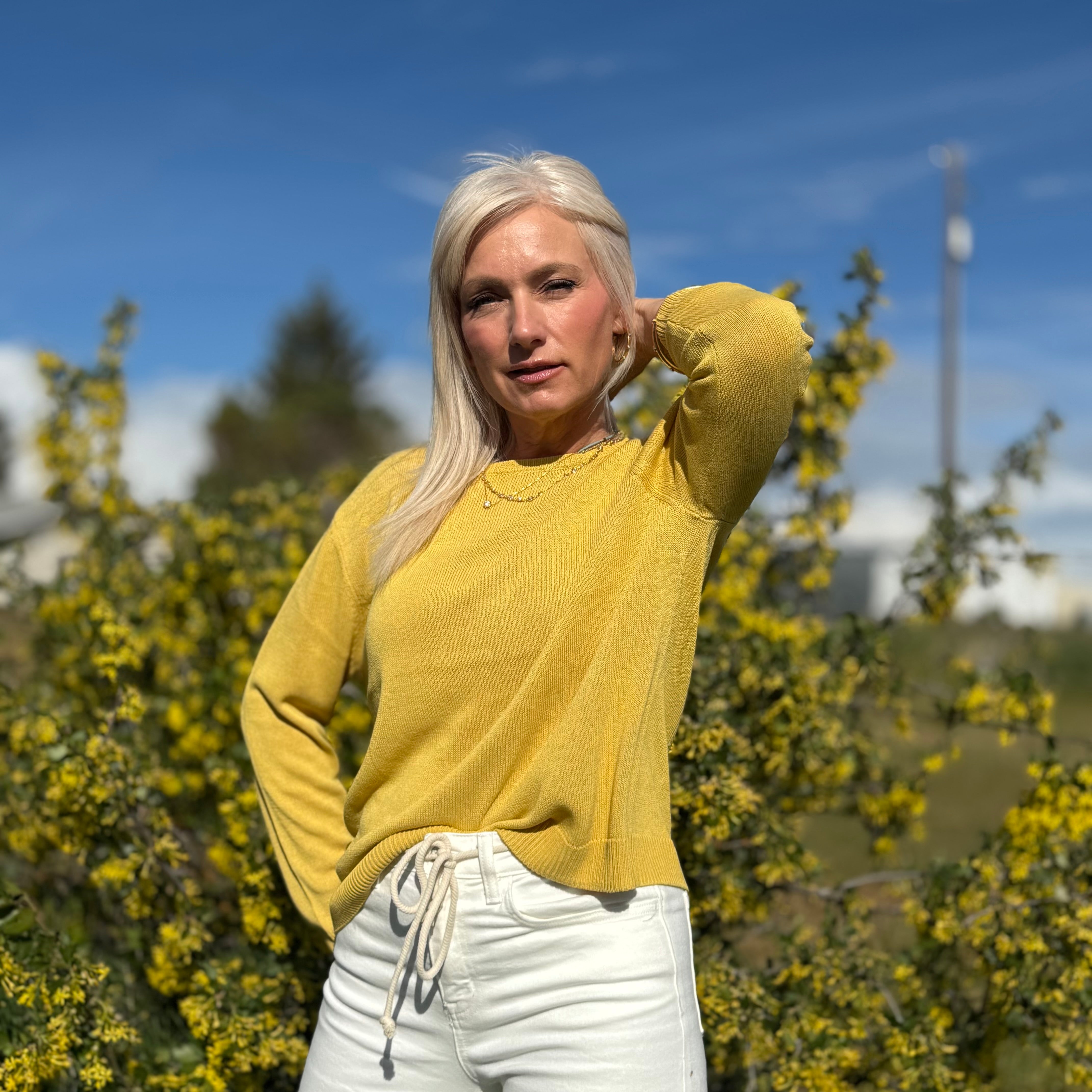 Golden Hour Knit Pullover
