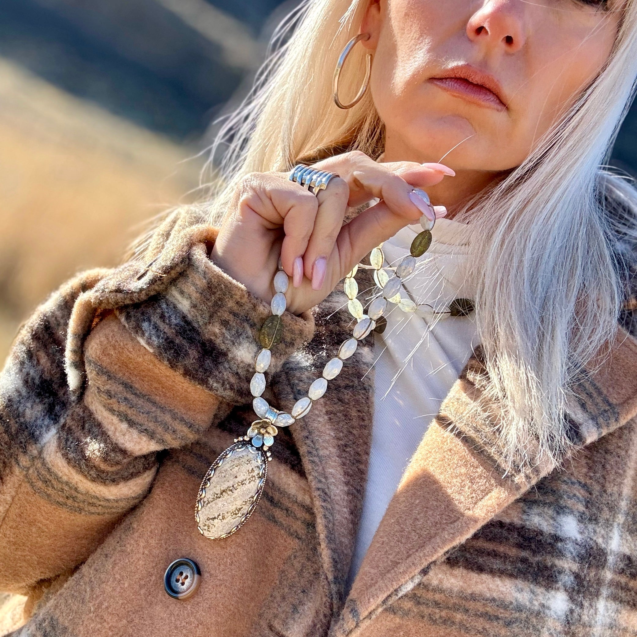 Creamy Jasper Necklace