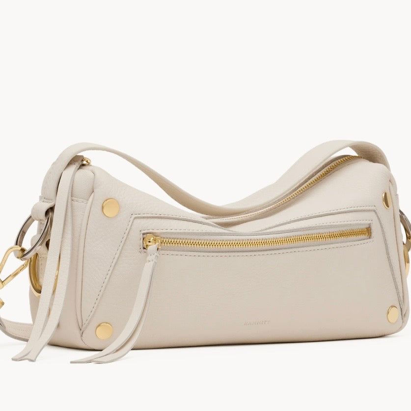 Hammitt Doxie Med Calla Lily White/Gold Silver