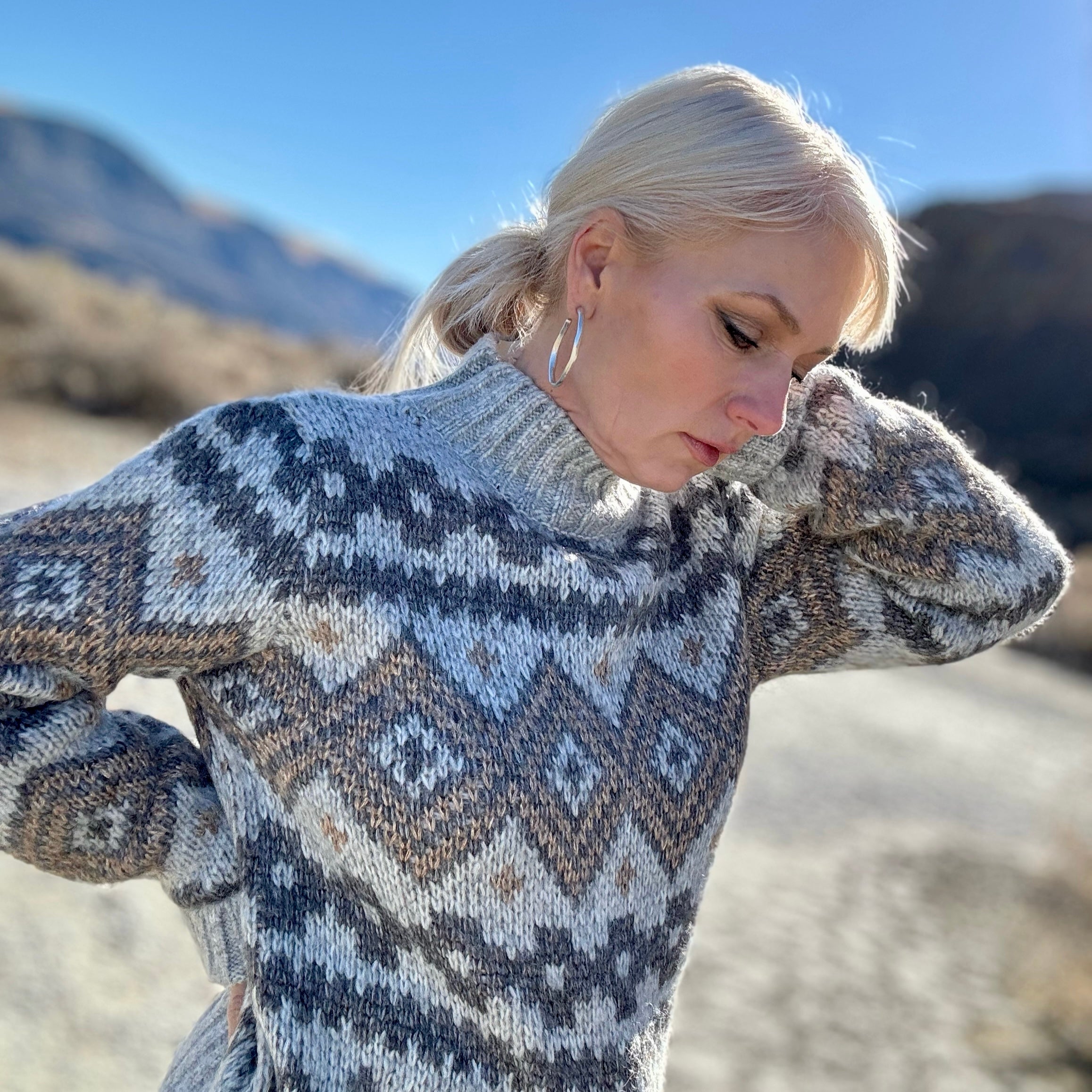 Fair Isle Wool Blend Sweater