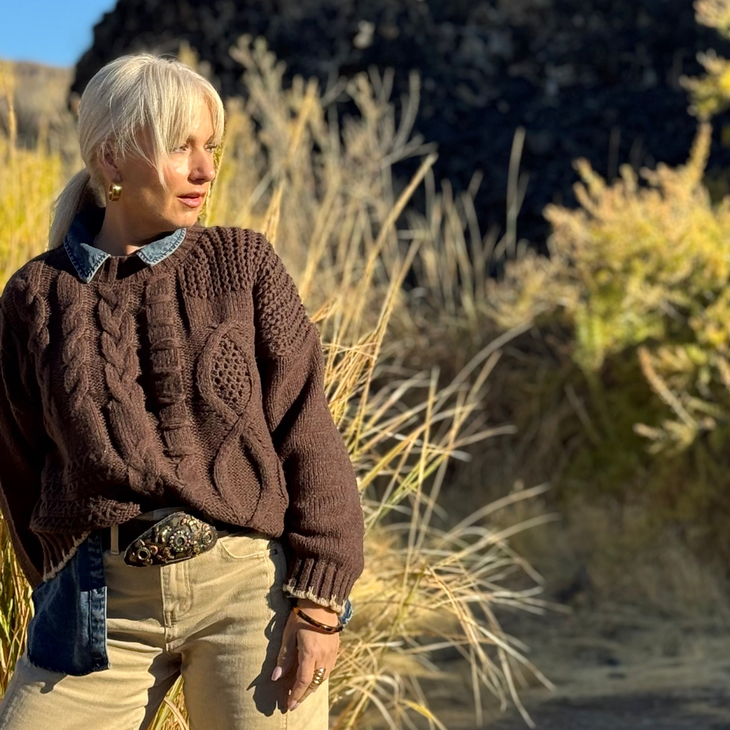 The Sierra Cable Knit Sweater