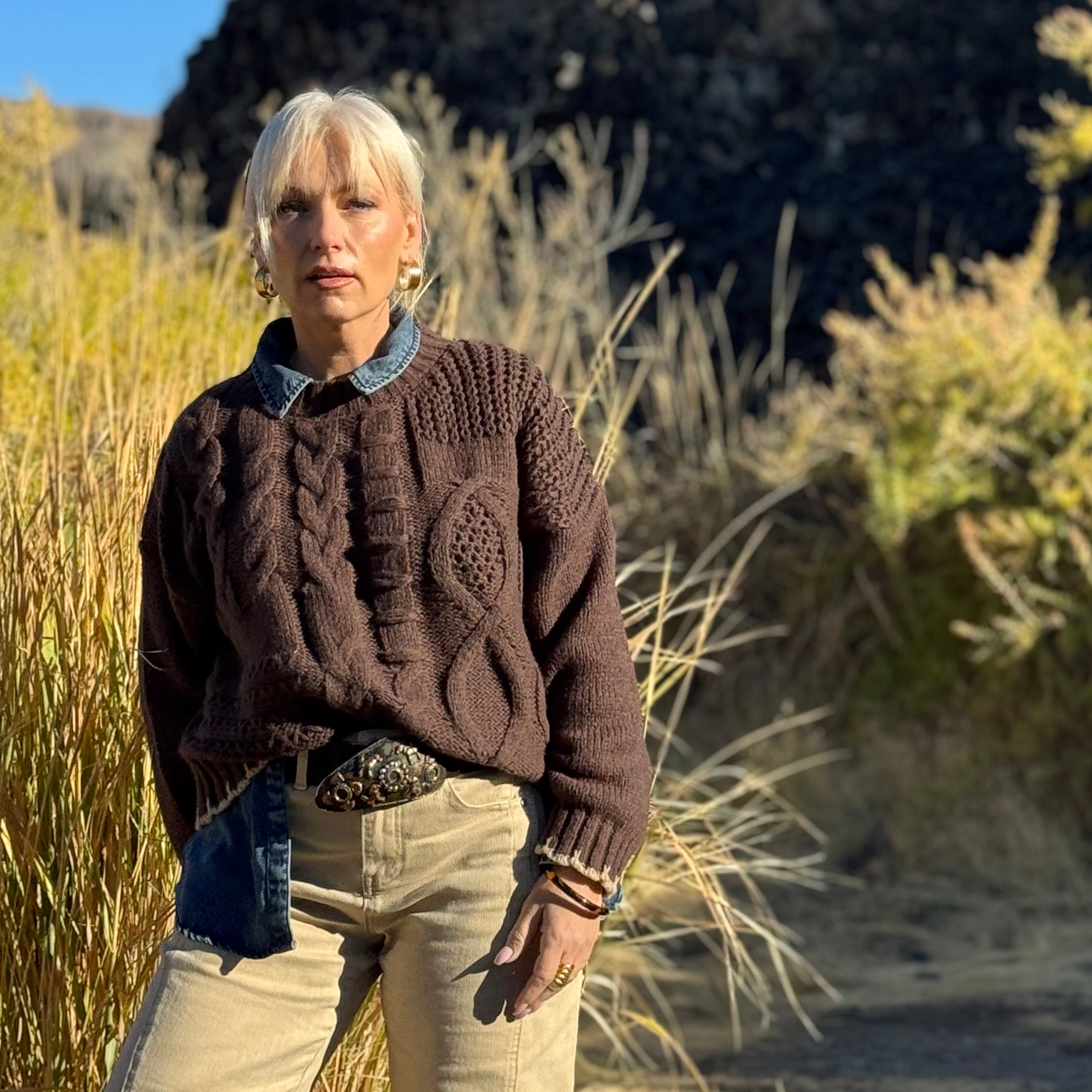 The Sierra Cable Knit Sweater