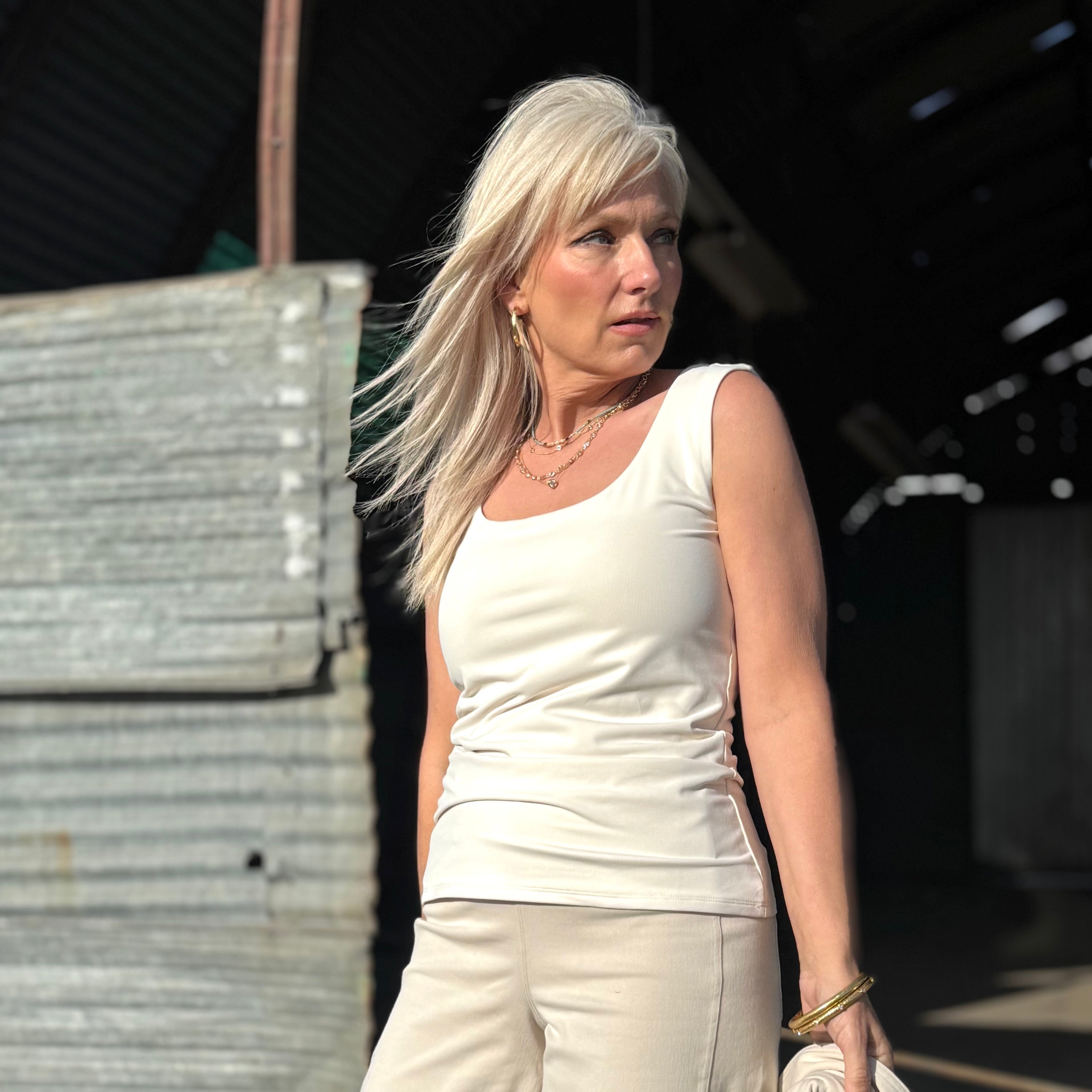 LYSSE Evie Scoop Neck Tank