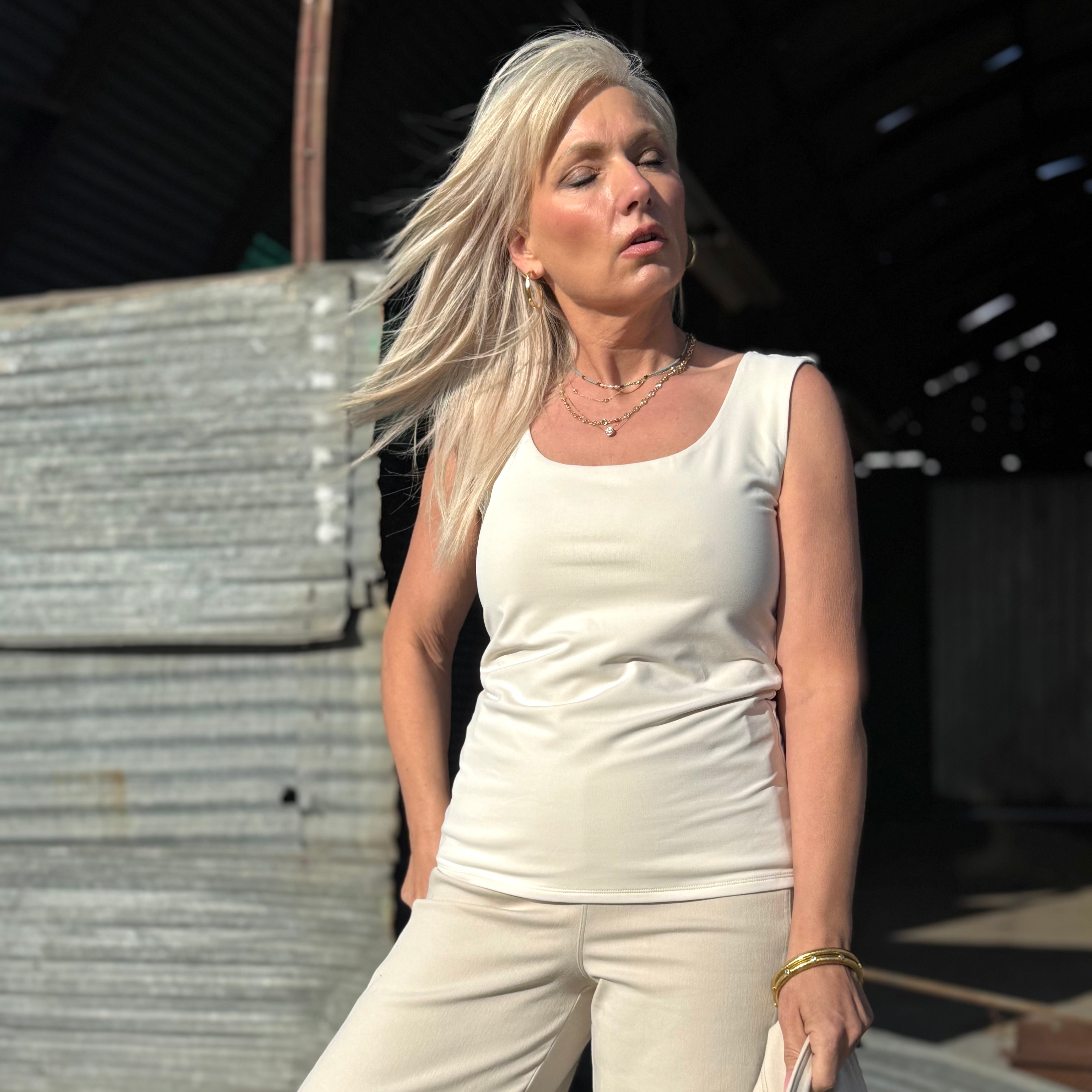LYSSE Evie Scoop Neck Tank